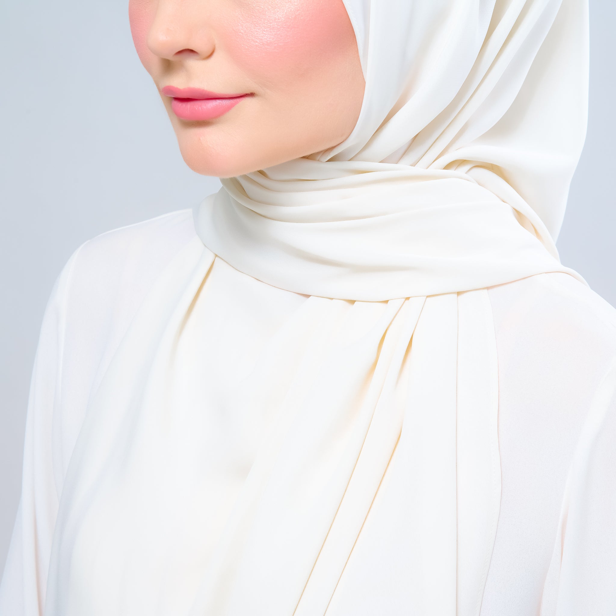 Instant Tag 'n Go Chiffon Silk Shawl - Buttercream
