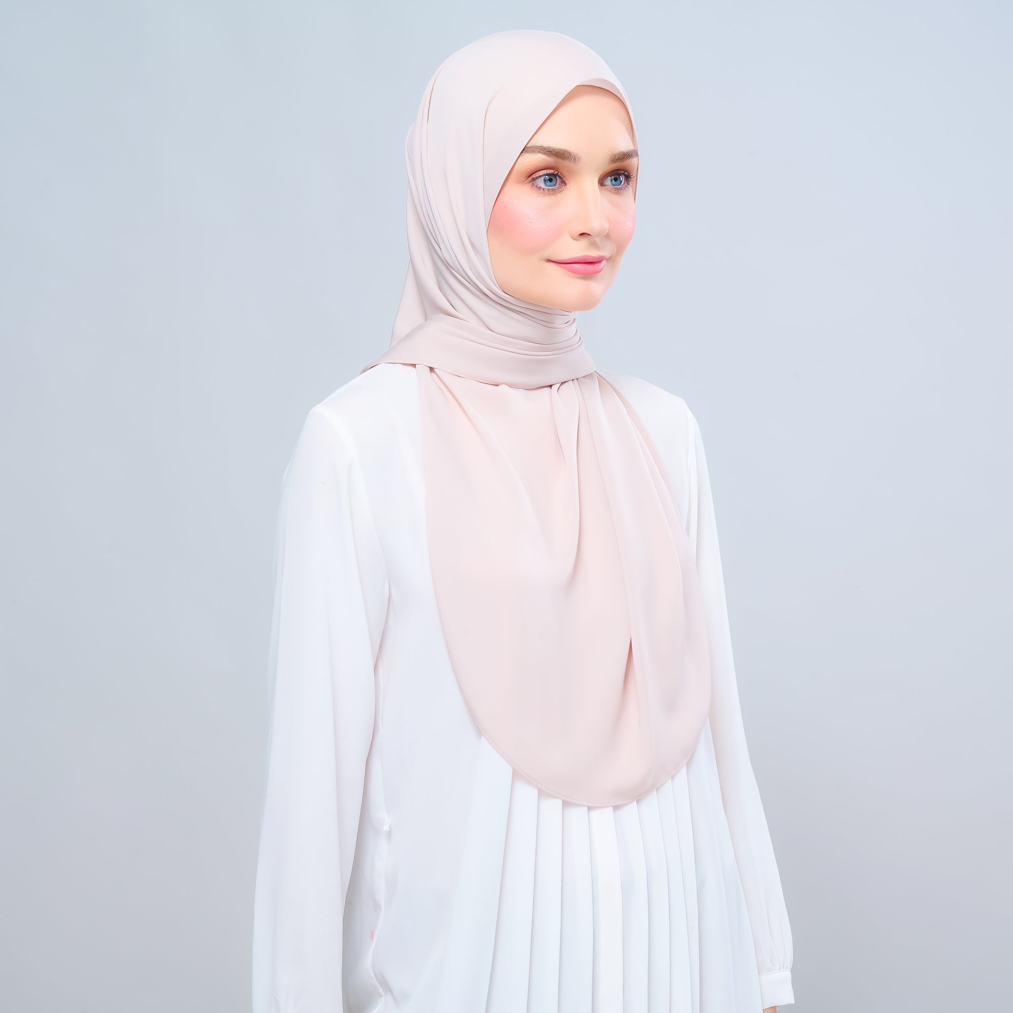 Instant Tag 'n Go Chiffon Silk Shawl - Sand