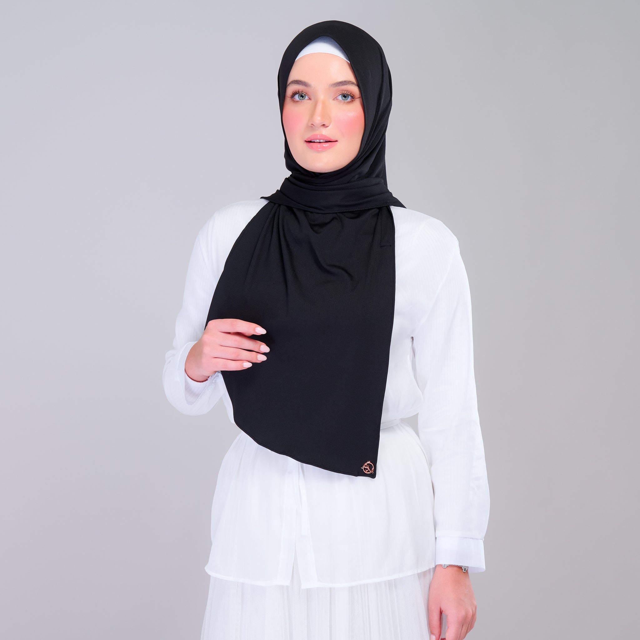 Instant Tag 'n Go Ribbed Jersey Butterfly - Black
