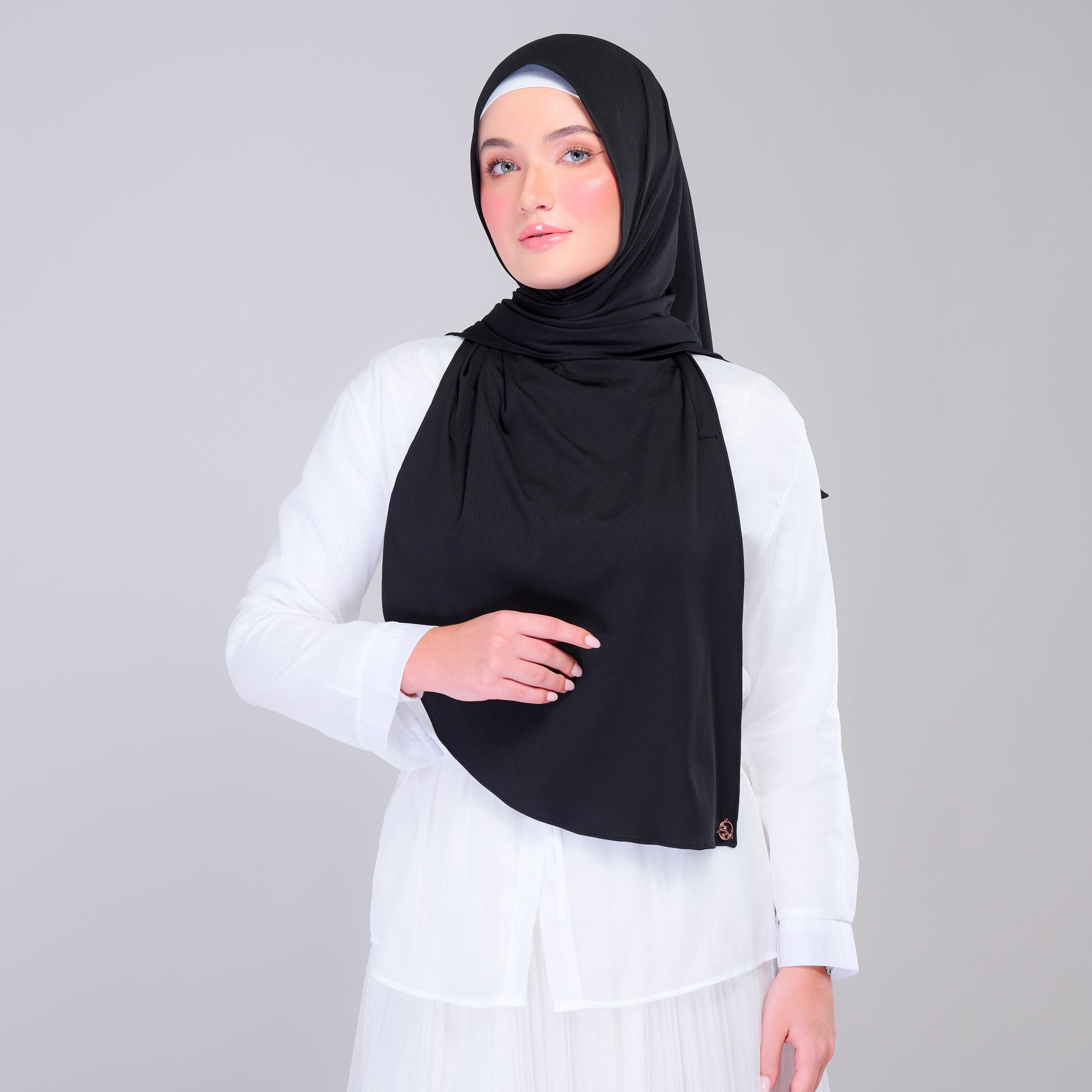 Instant Tag 'n Go Ribbed Jersey Butterfly - Black