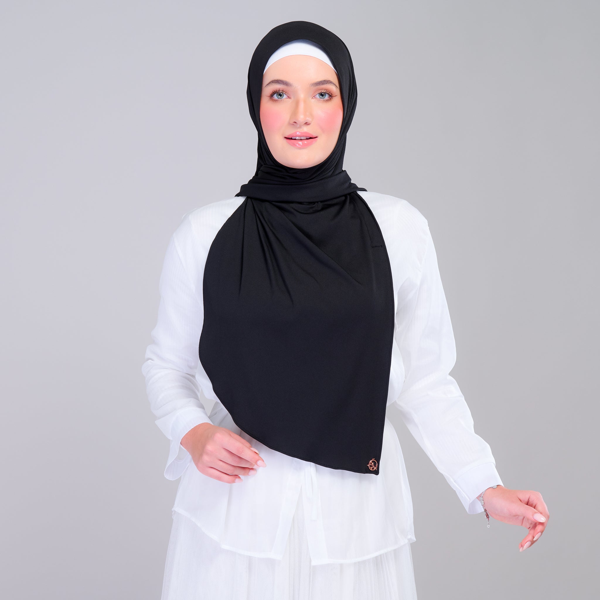 Instant Tag 'n Go Ribbed Jersey Butterfly - Black