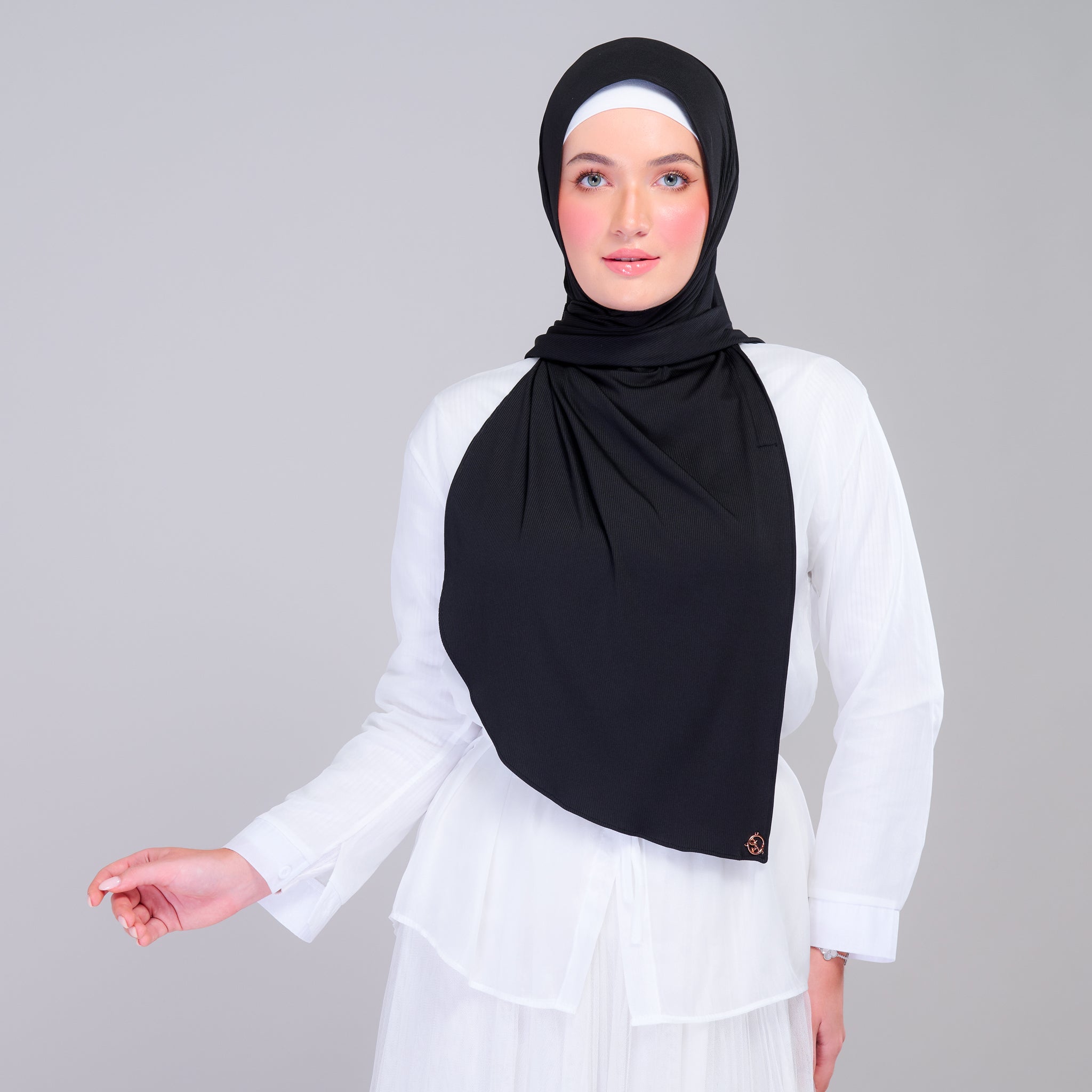 Instant Tag 'n Go Ribbed Jersey Butterfly - Black