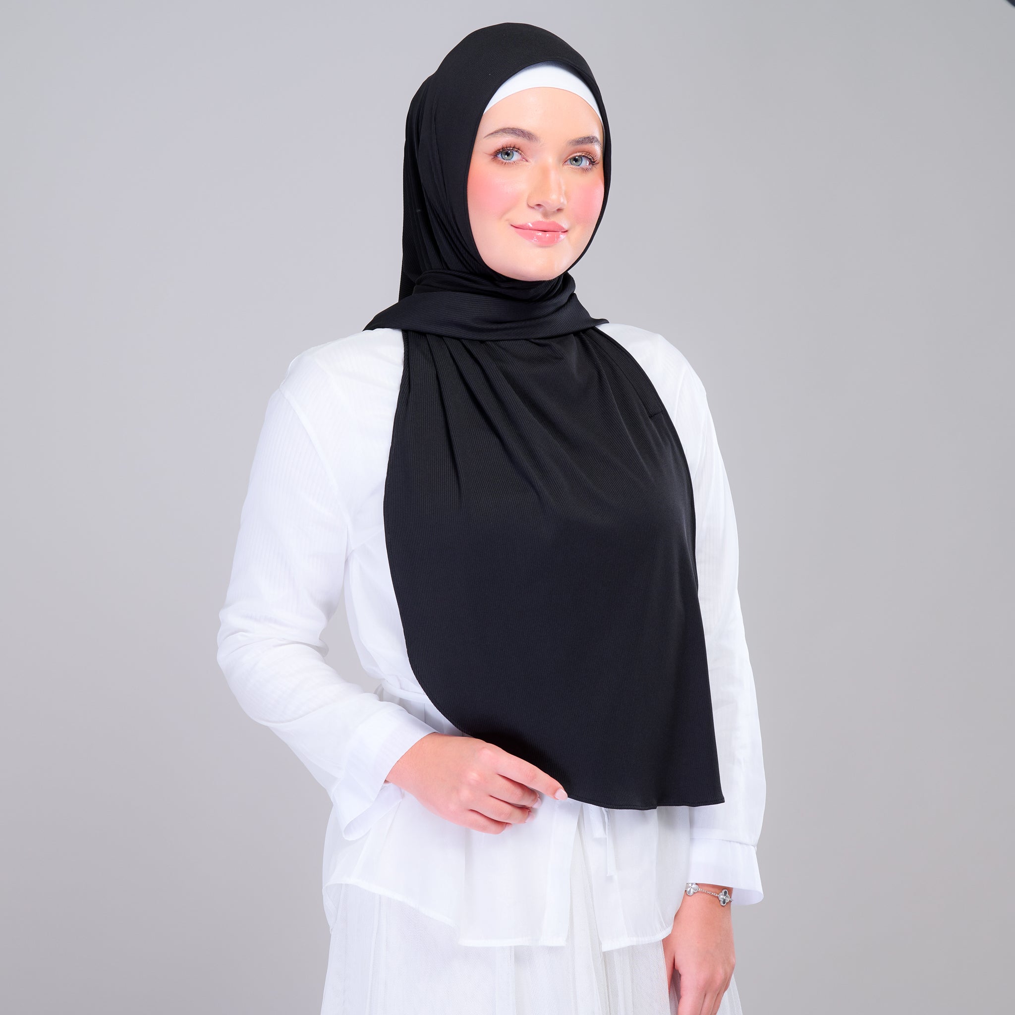 Instant Tag 'n Go Ribbed Jersey Butterfly - Black