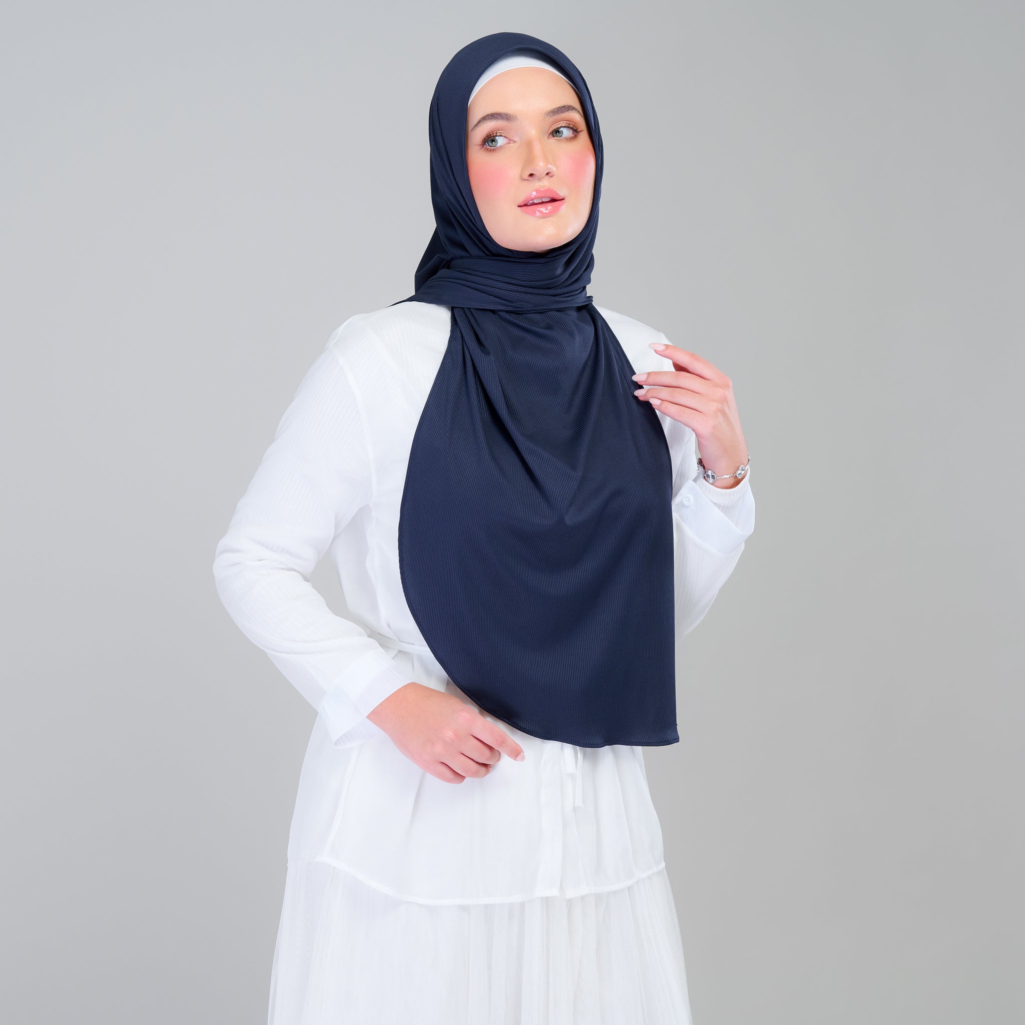 Instant Tag 'n Go Ribbed Jersey Butterfly - Deep Blue