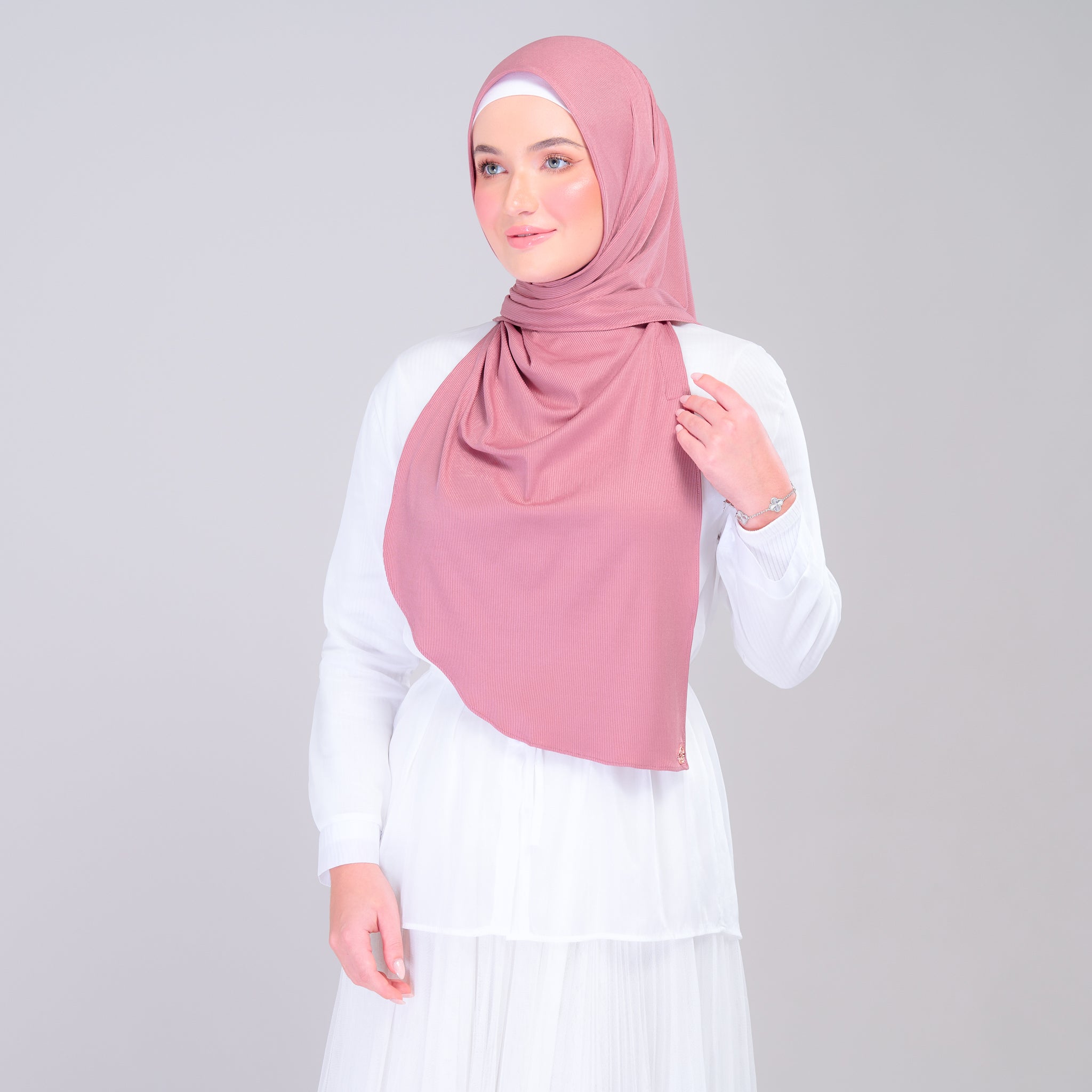 Instant Tag 'n Go Ribbed Jersey Butterfly - Dusty Berry