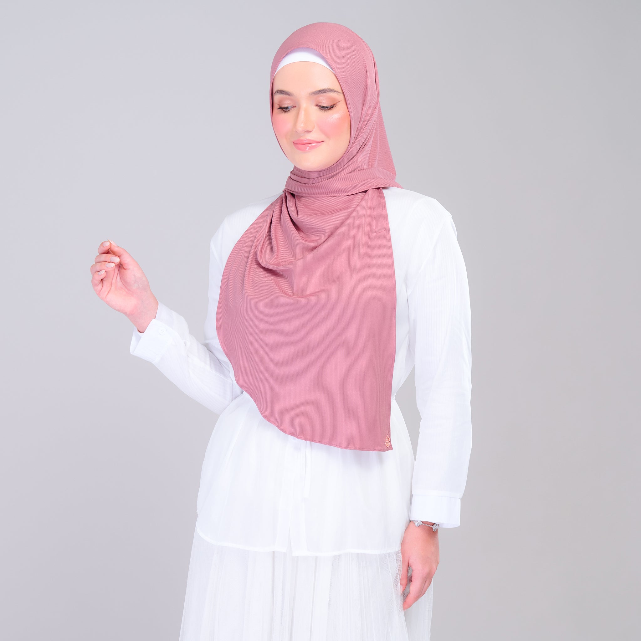 Instant Tag 'n Go Ribbed Jersey Butterfly - Dusty Berry