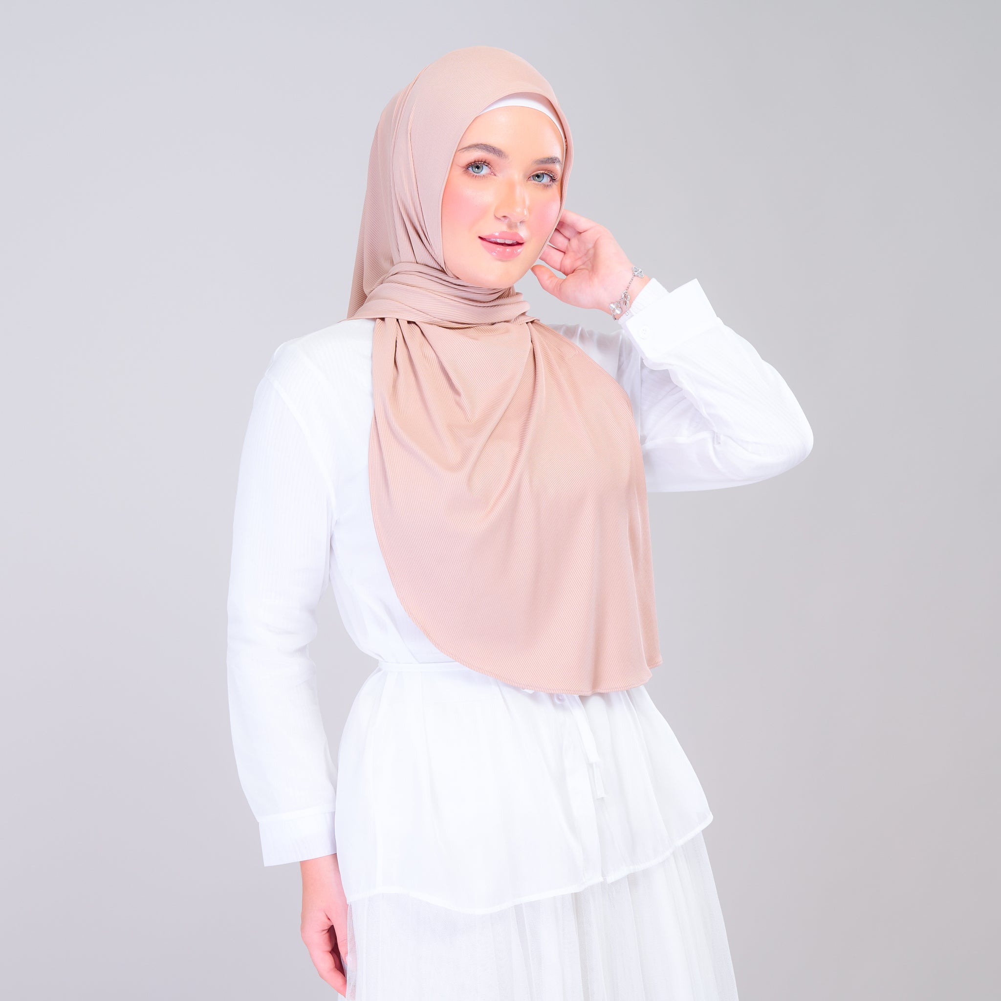 Instant Tag 'n Go Ribbed Jersey Butterfly - Khaki