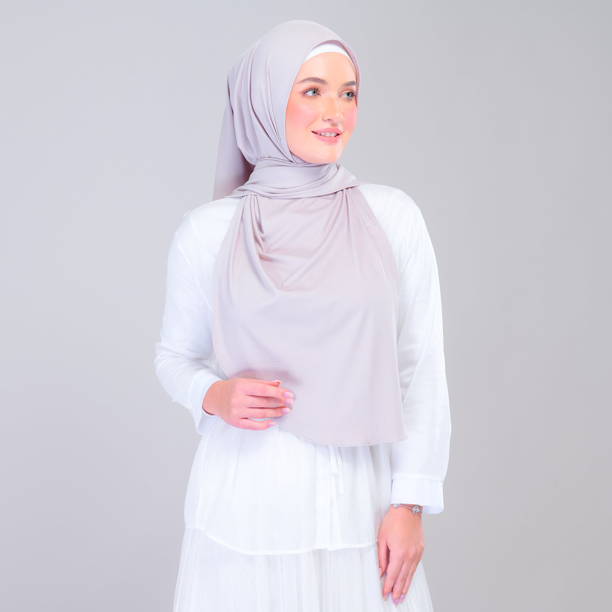 Instant Tag 'n Go Ribbed Jersey Butterfly - Taupe