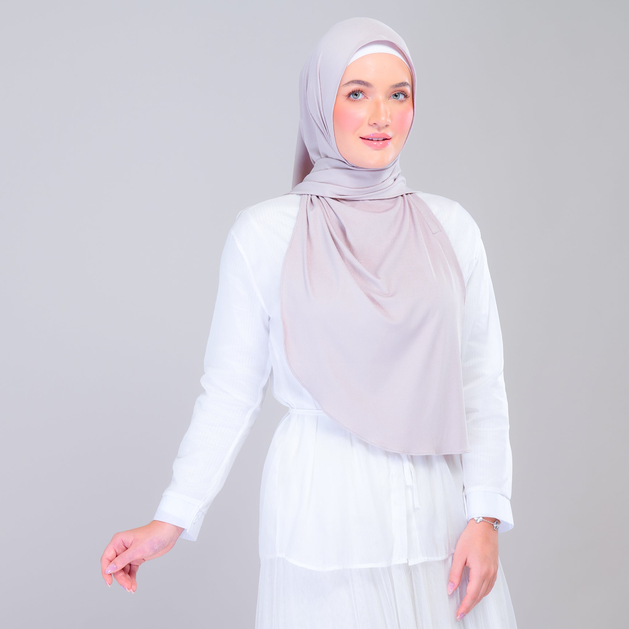 Instant Tag 'n Go Ribbed Jersey Butterfly - Taupe