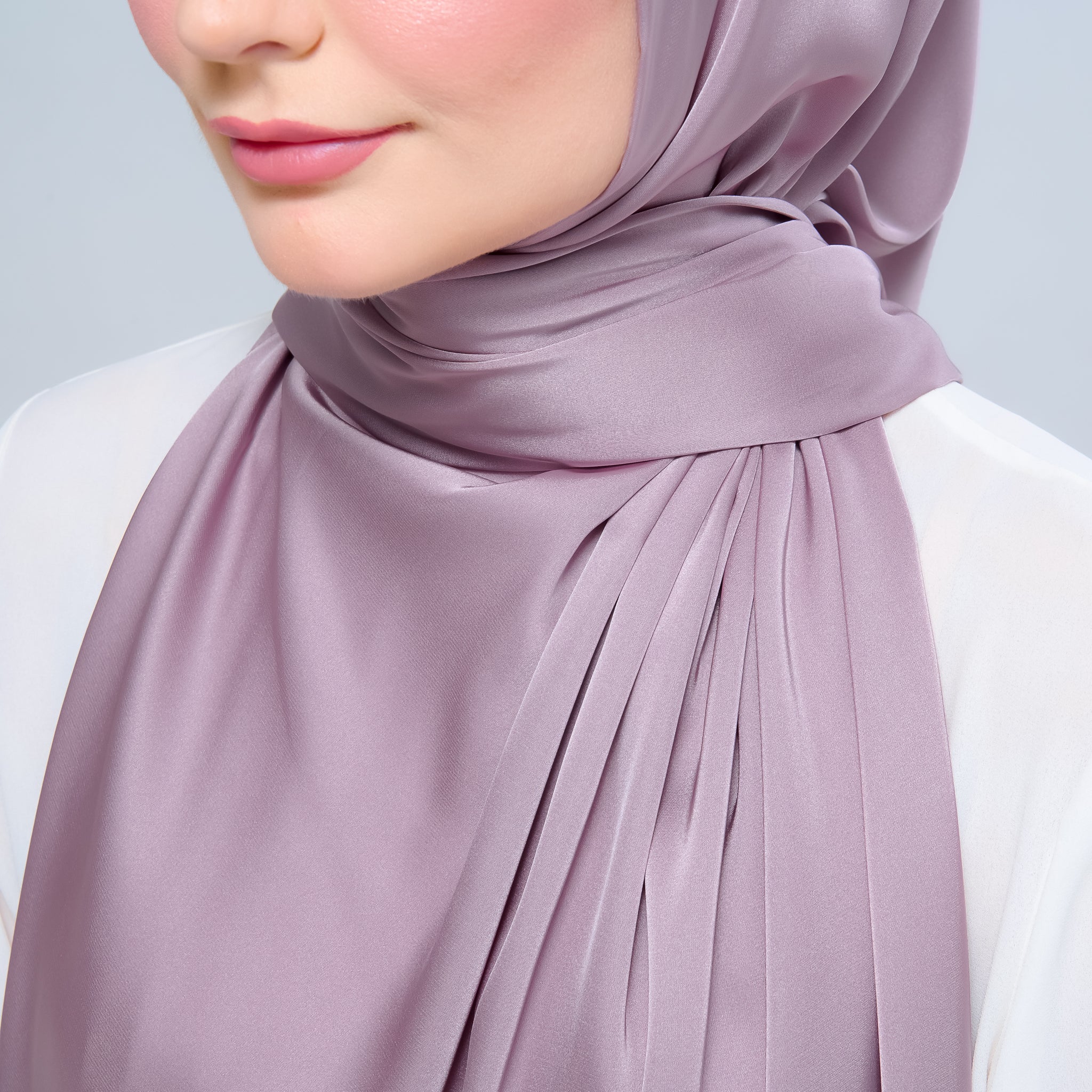 Instant Tag 'n Go Satin Silk Shawl - Mint Blue