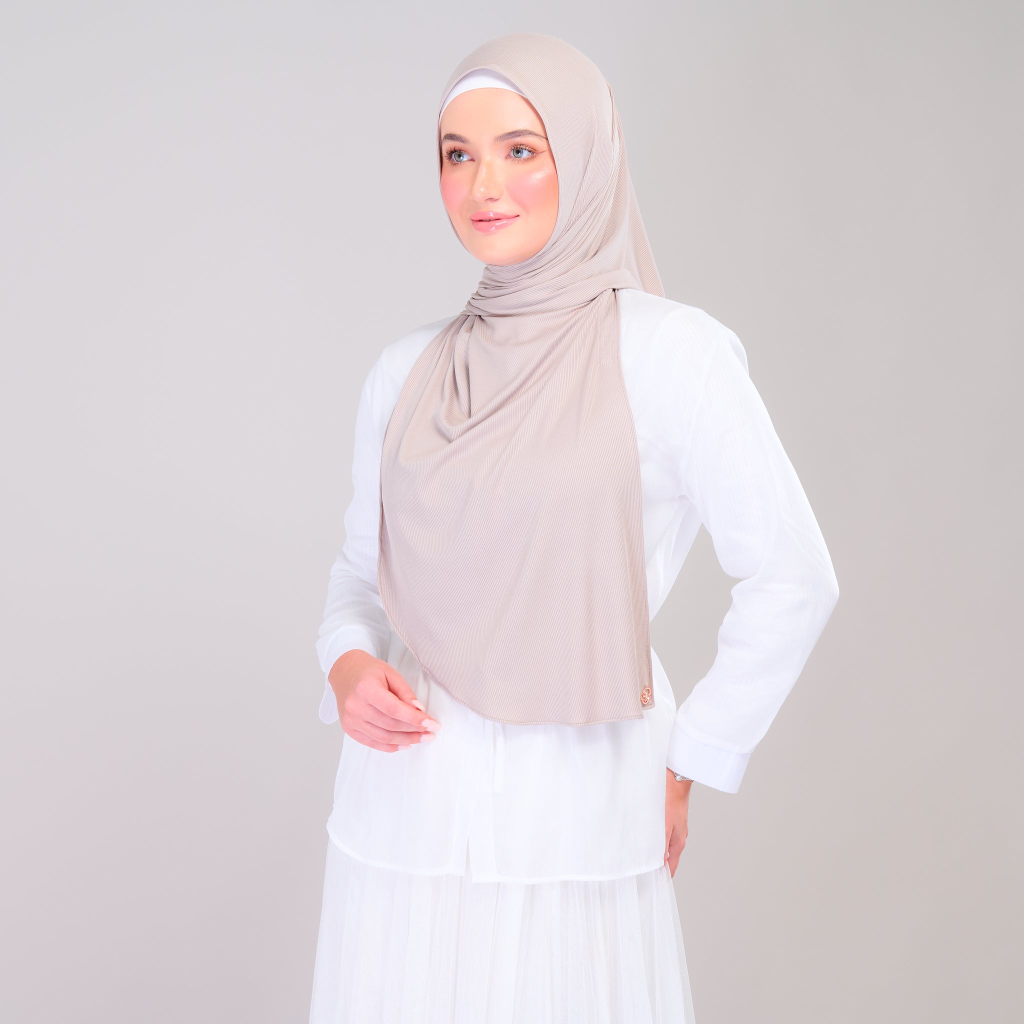 Instant Tag 'n Go Ribbed Jersey Butterfly - Natural Sand