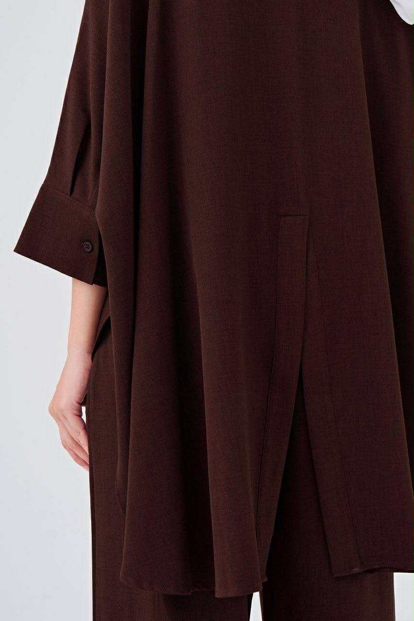 She Dazzle | Lea Caftan in Deep Mahogany
