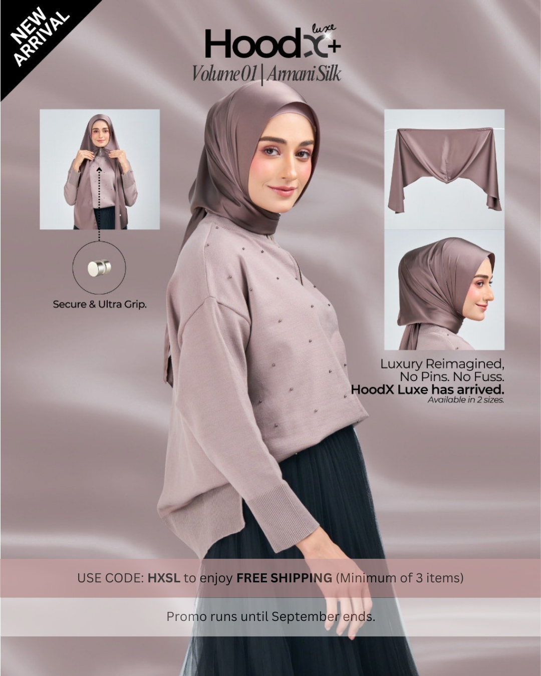 [★New] HoodX Plus Luxe in Truffle