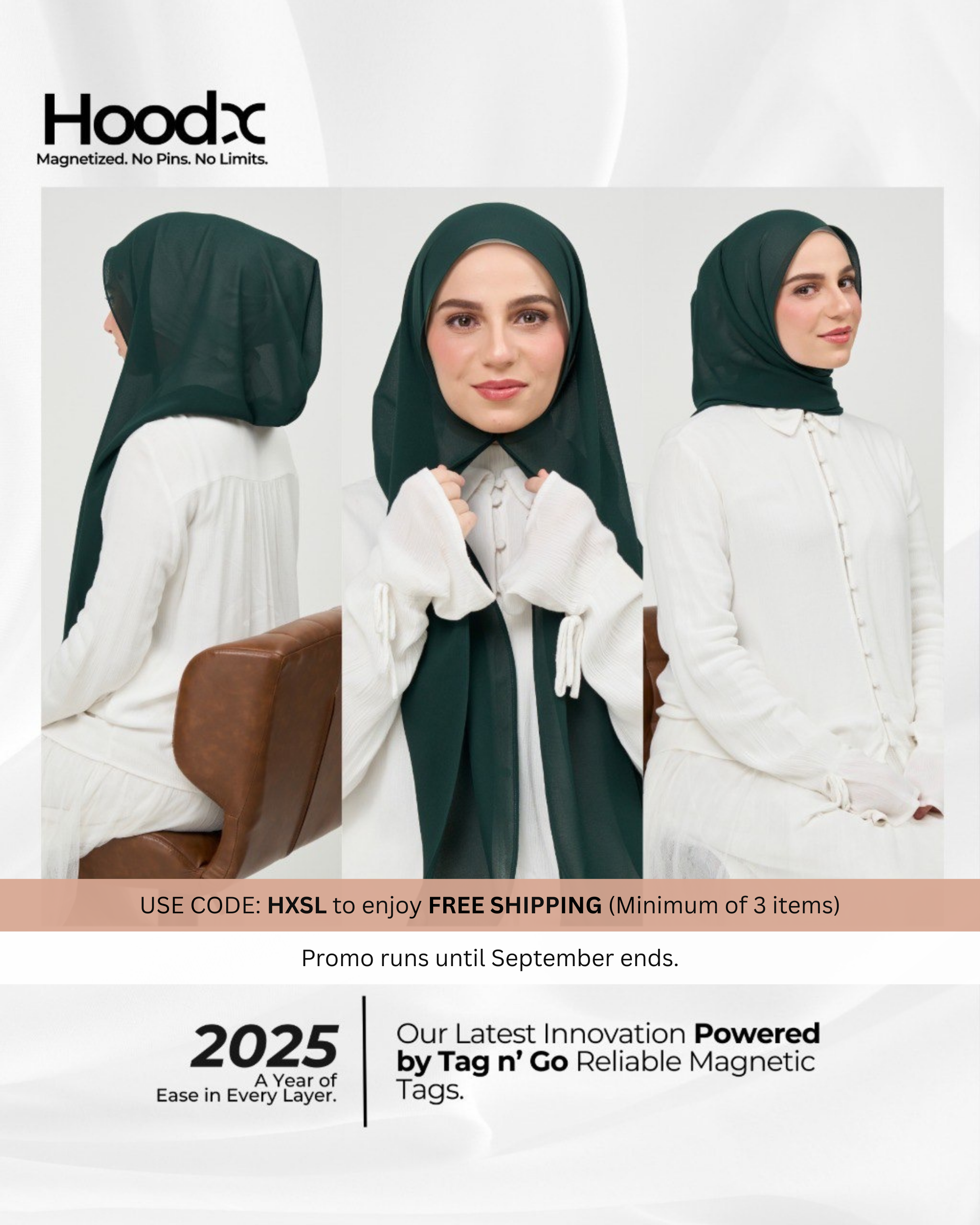 [★New] HoodX in Deep Green