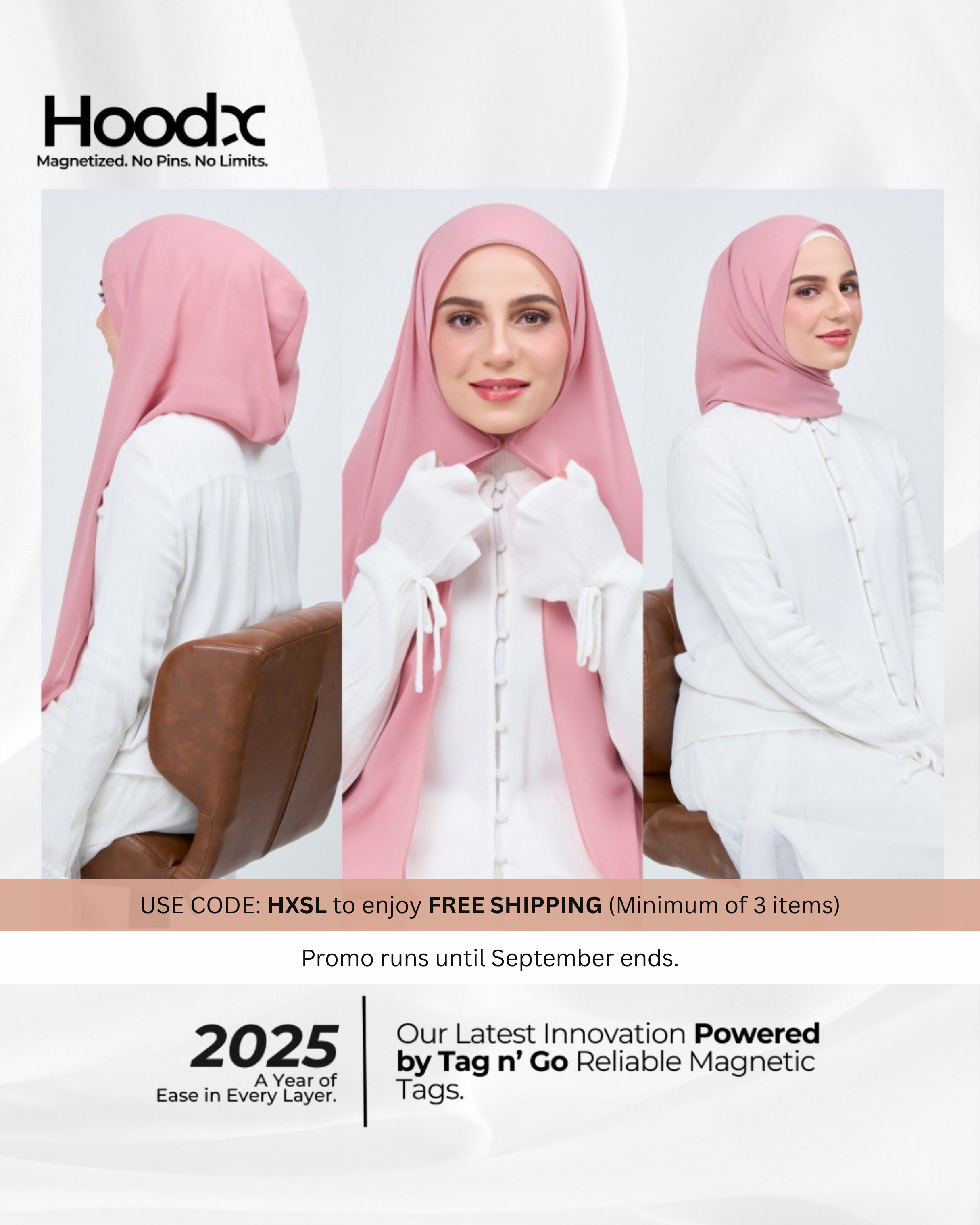 [★New] HoodX in Dusty Pink