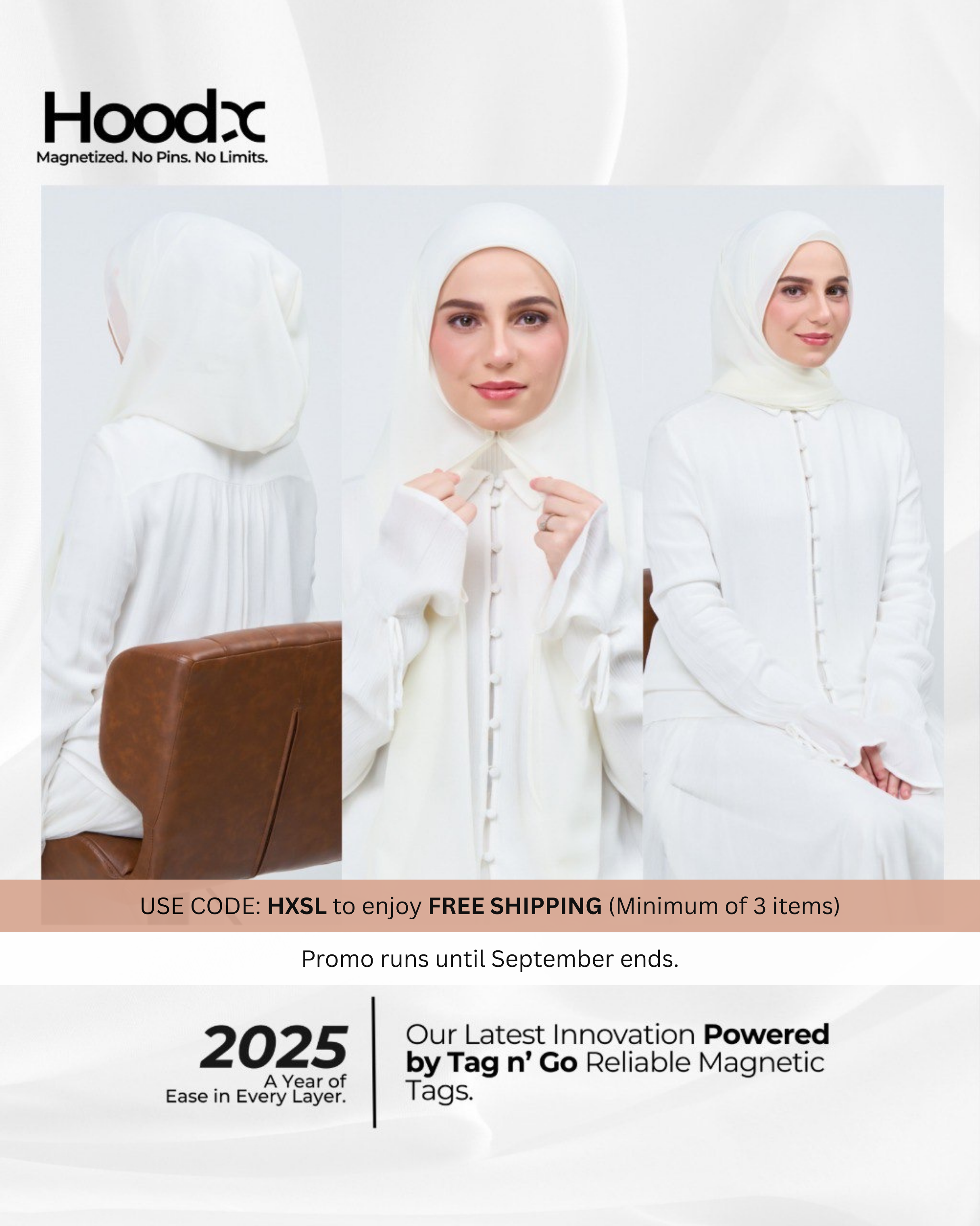[★New] HoodX in Ivory White