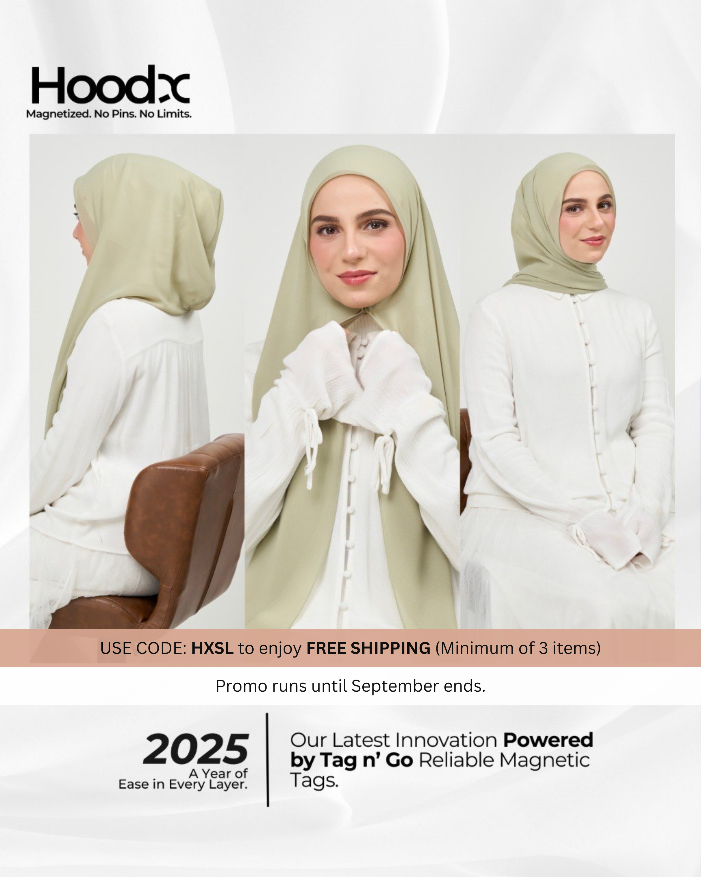 [★New] HoodX in Light Sage