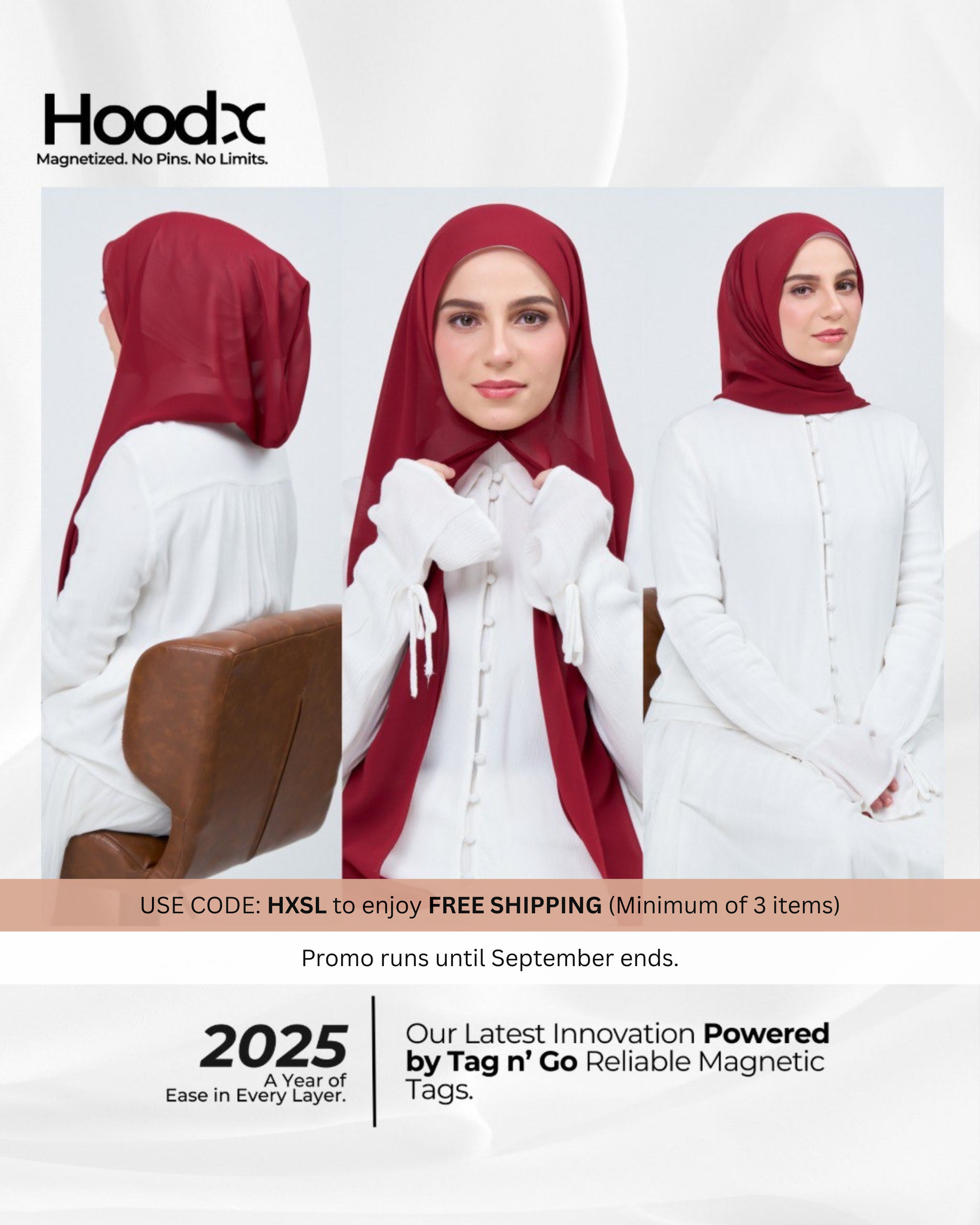 [★New] HoodX in Merlot Red