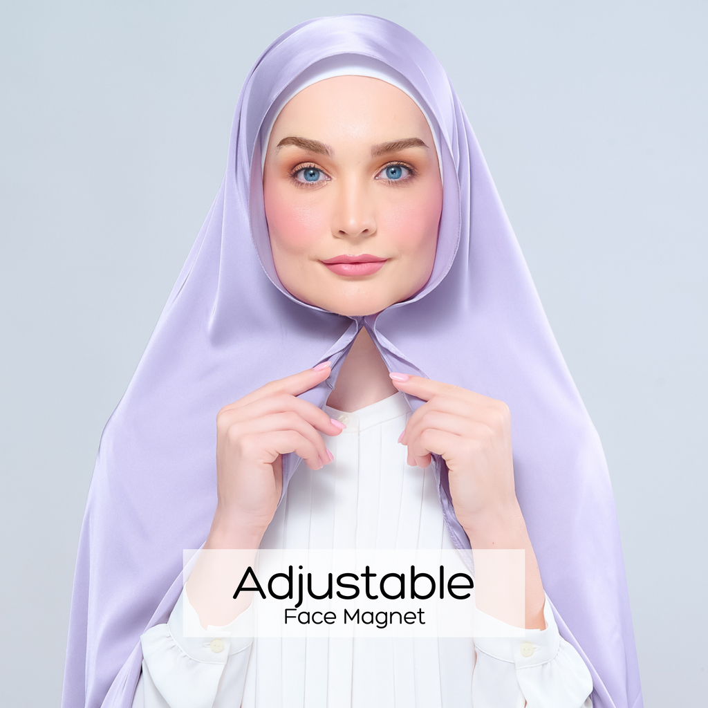 Instant Tag 'n Go Satin Silk Shawl - Lavender Blush