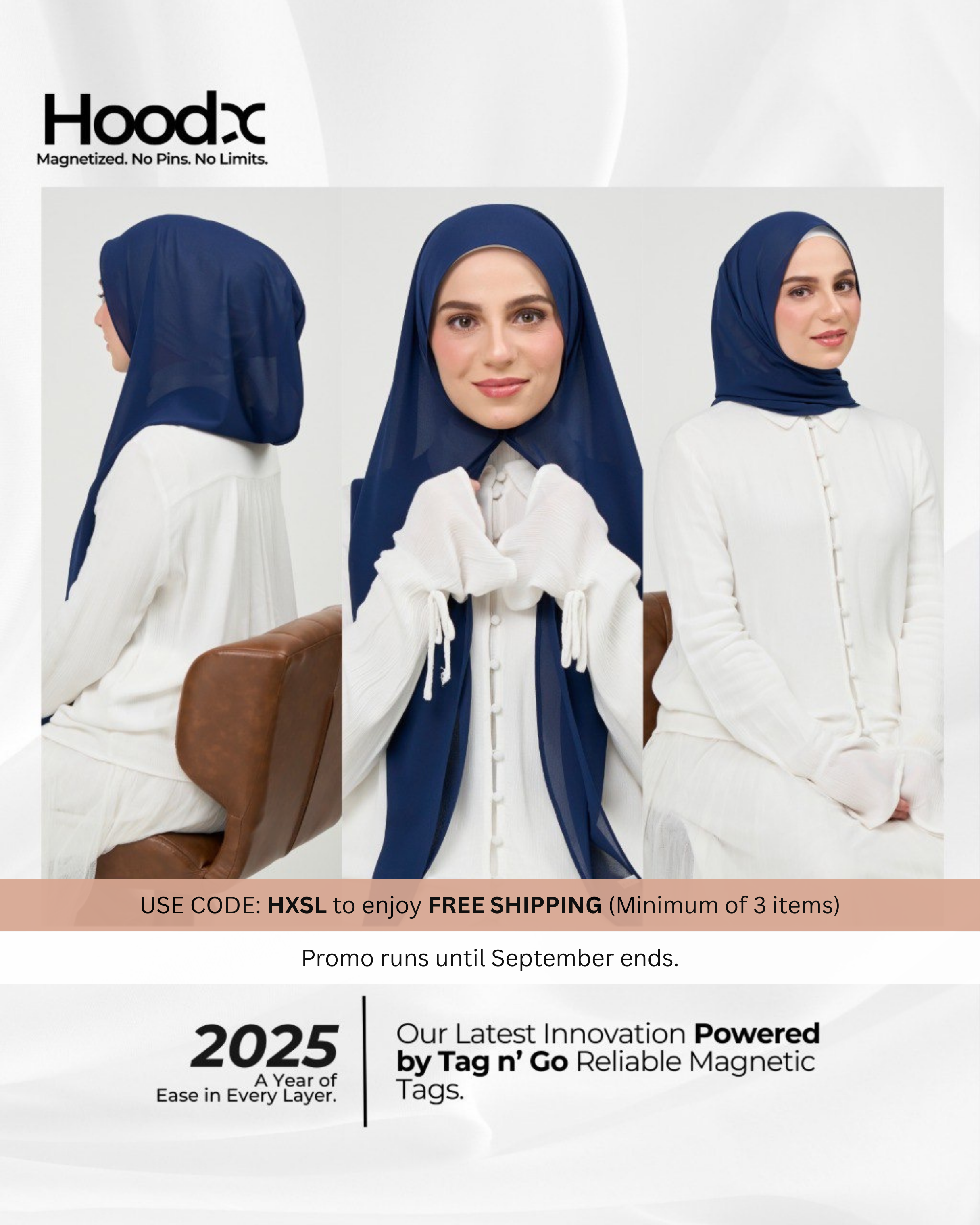 [★New] HoodX in Navy