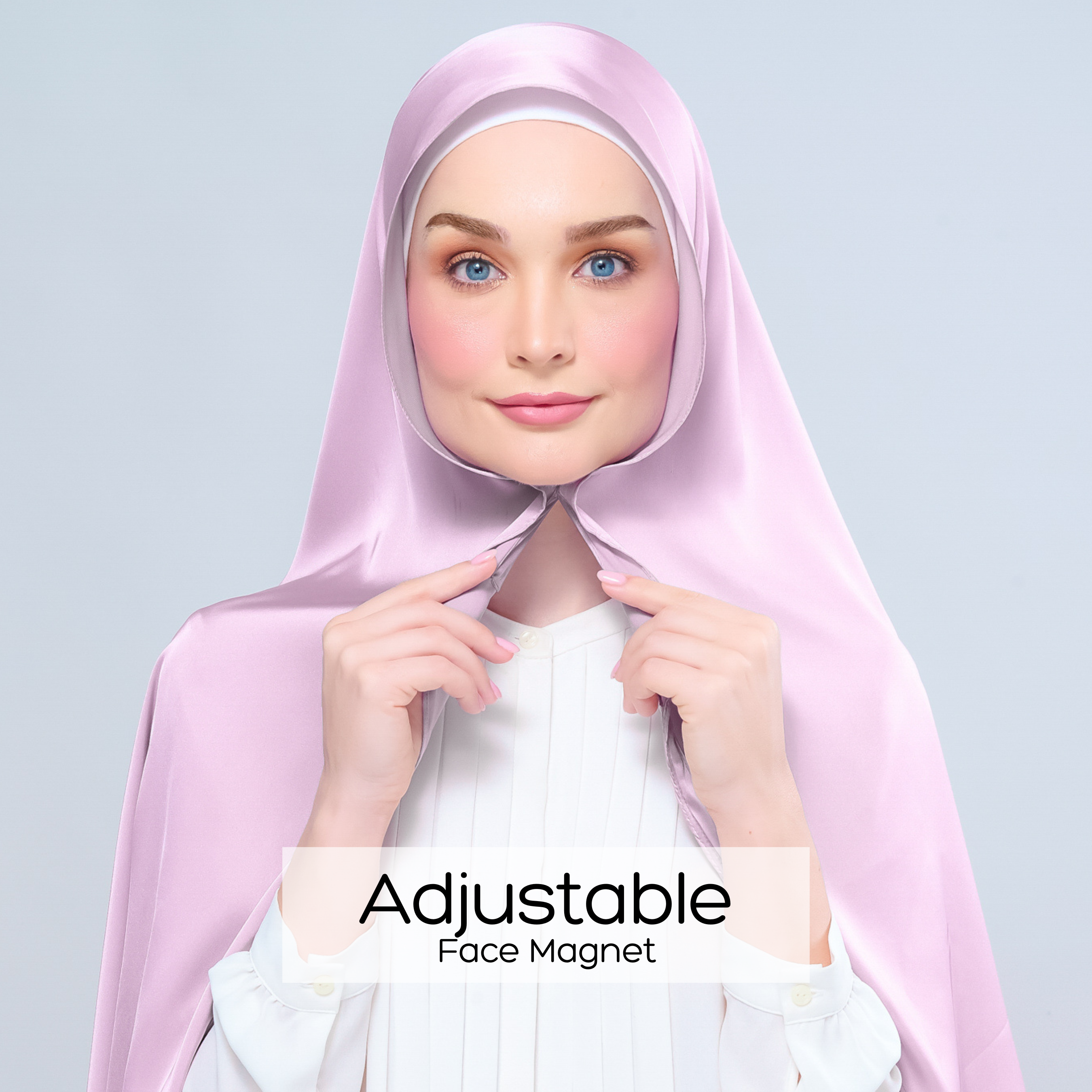 Instant Tag 'n Go Satin Silk Shawl - Light Orchid