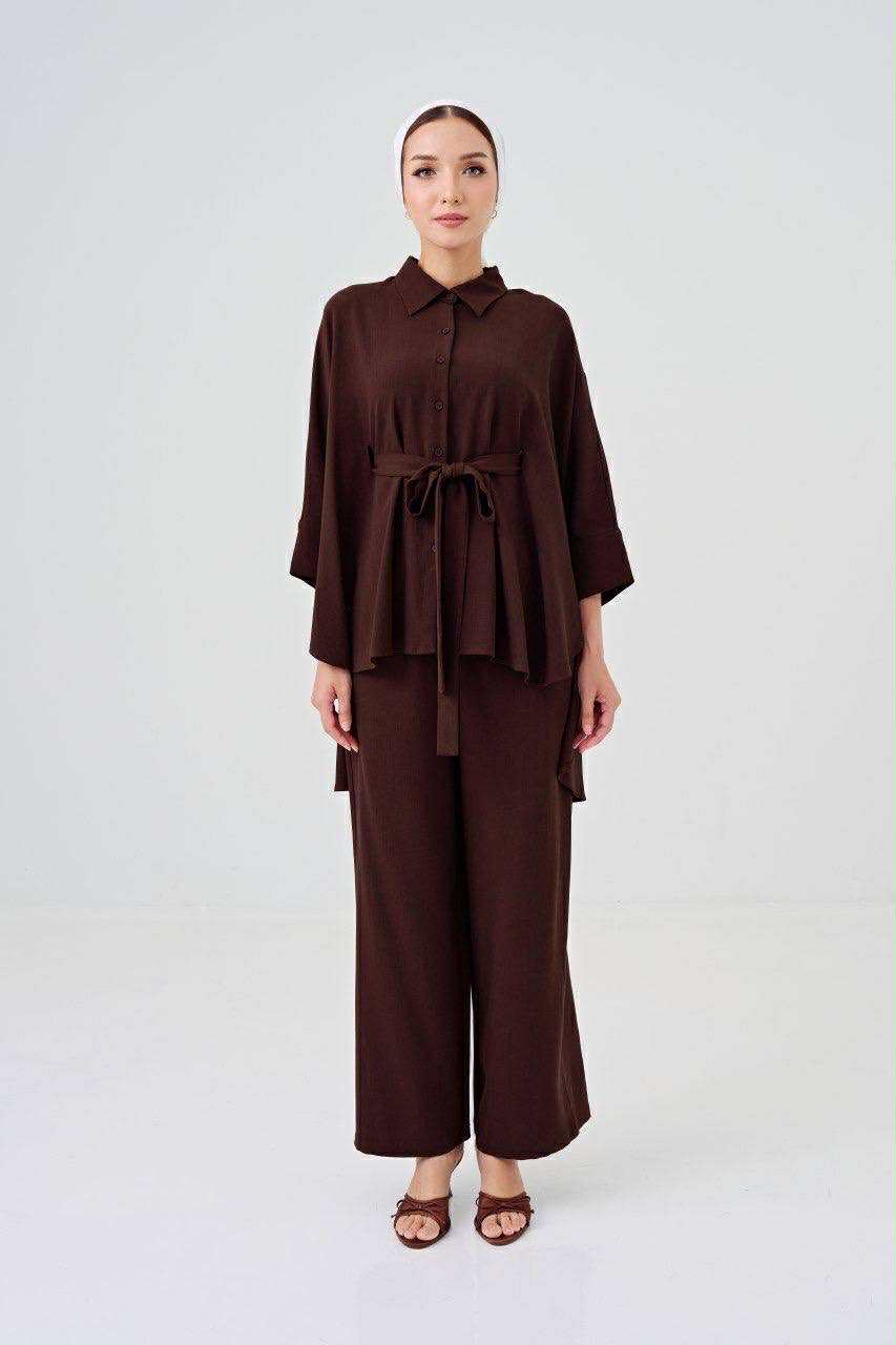 She Dazzle | Lea Caftan in Deep Mahogany