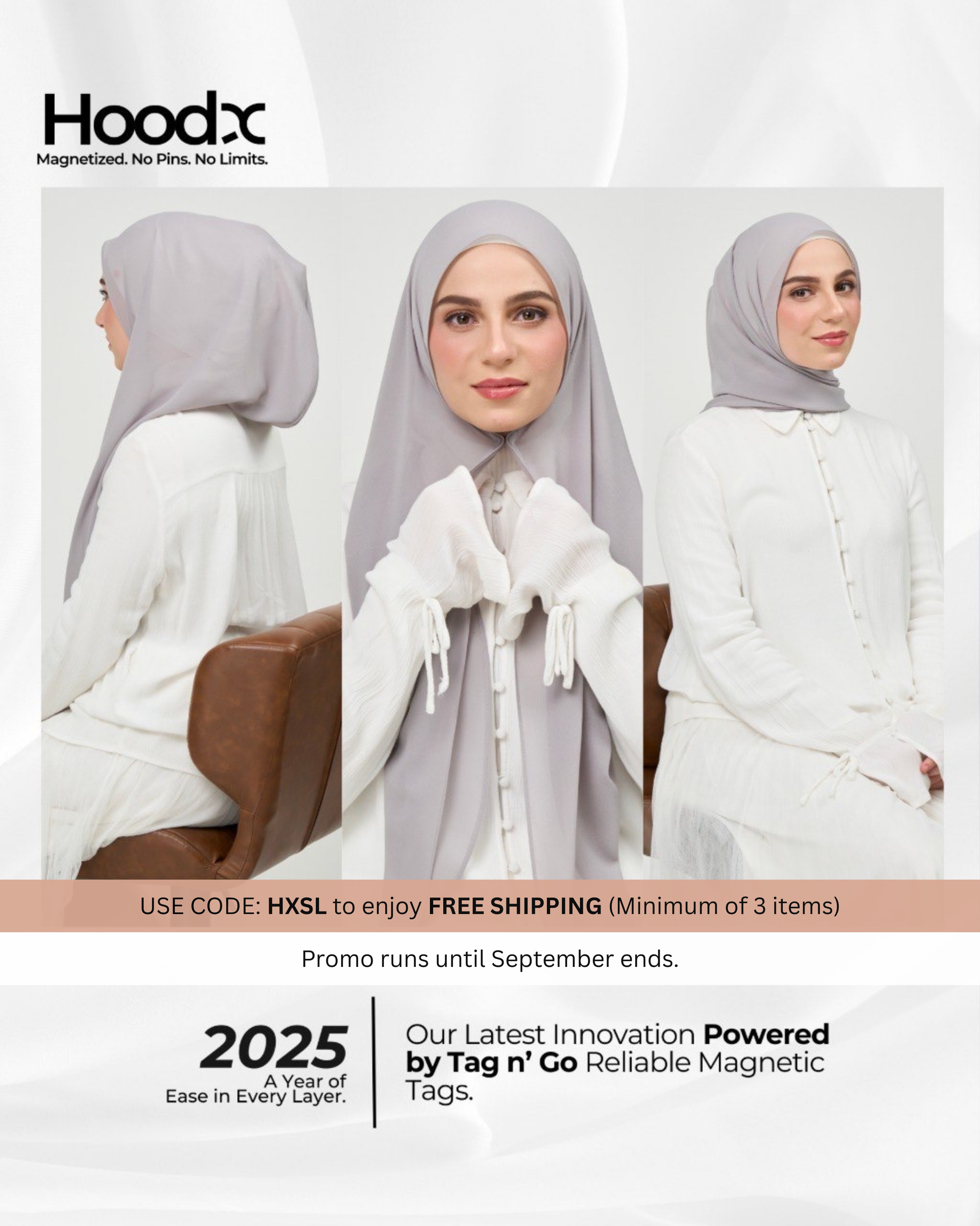 [★New] HoodX in Pewter