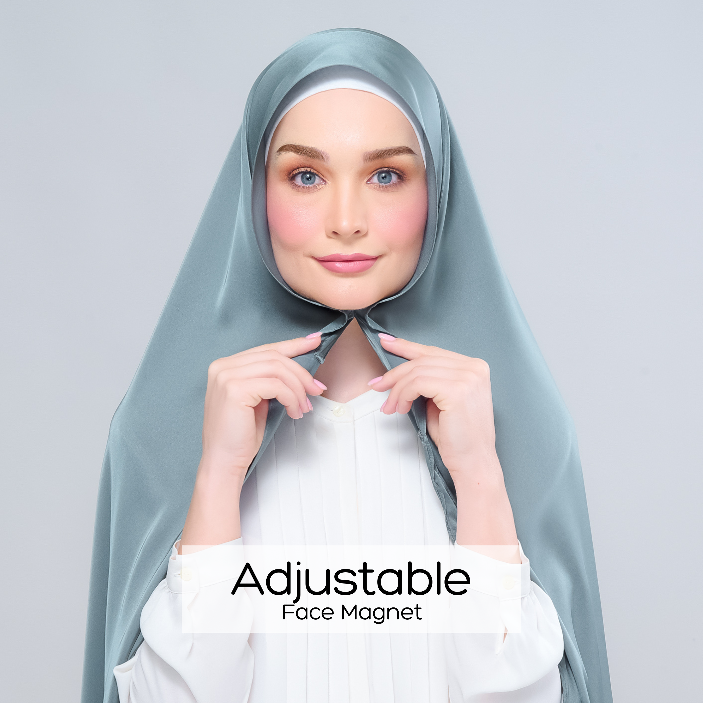 Instant Tag 'n Go Satin Silk Shawl - Sea Green