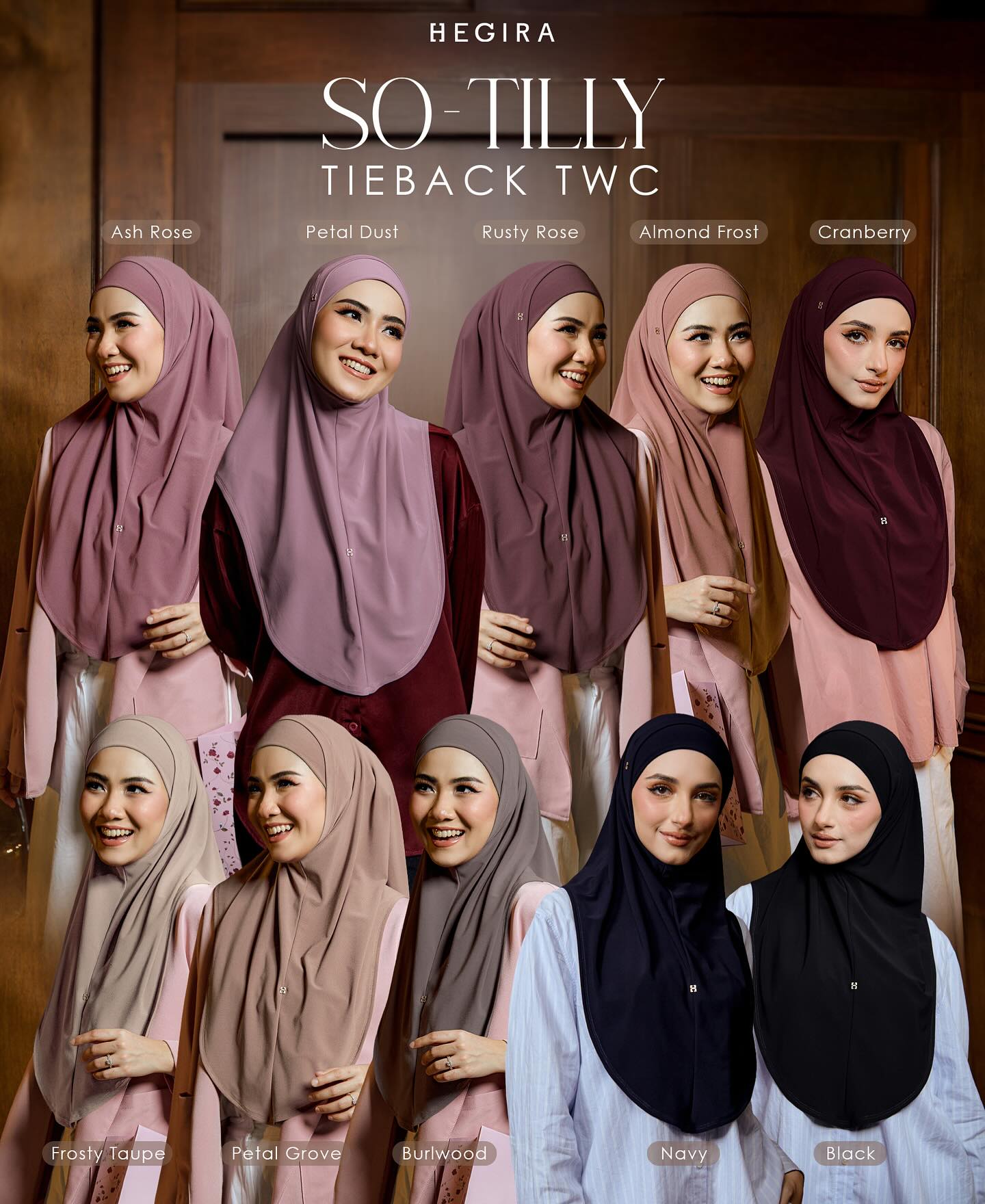 So-Tilly Tieback in Ashrose