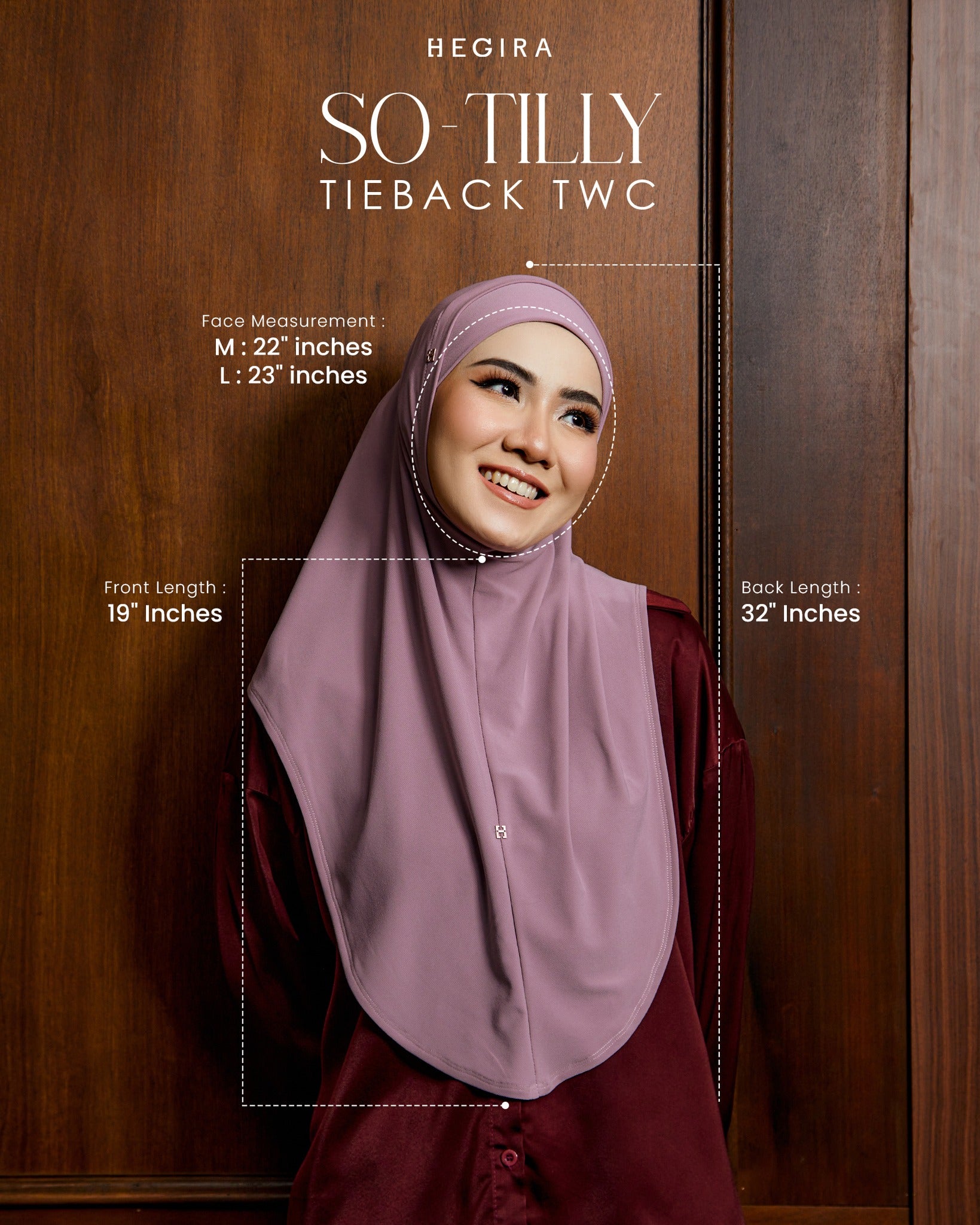 So-Tilly Tieback in Petal Dust