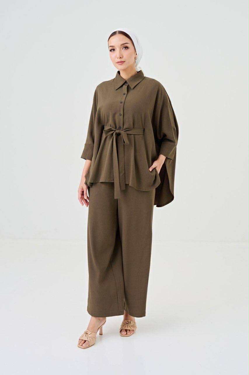 She Dazzle | Lea Caftan in Taupe