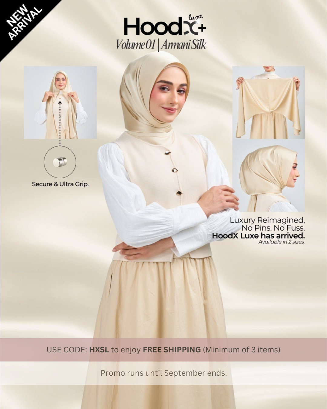 [★New] HoodX Luxe in Cashmere