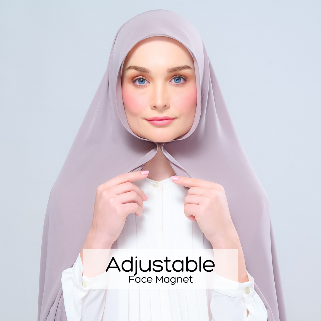 Instant Tag 'n Go Chiffon Silk Shawl - Ash Taupe