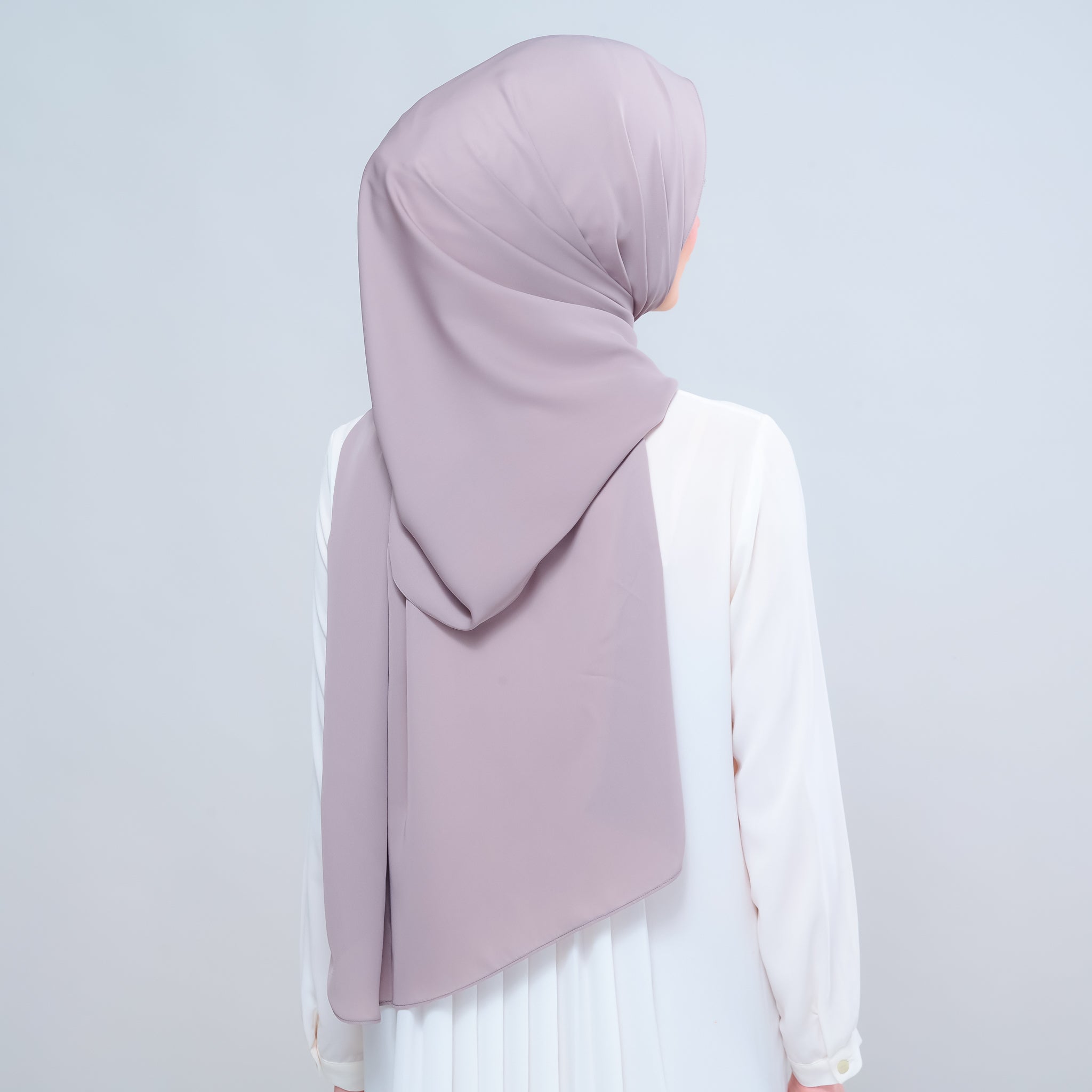 Instant Tag 'n Go Chiffon Silk Shawl - Ash Taupe