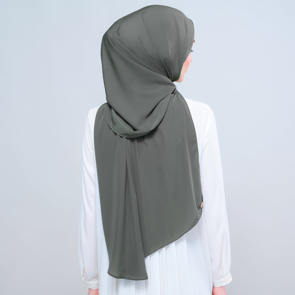 Instant Tag 'n Go Chiffon Silk Shawl - Deep Pine