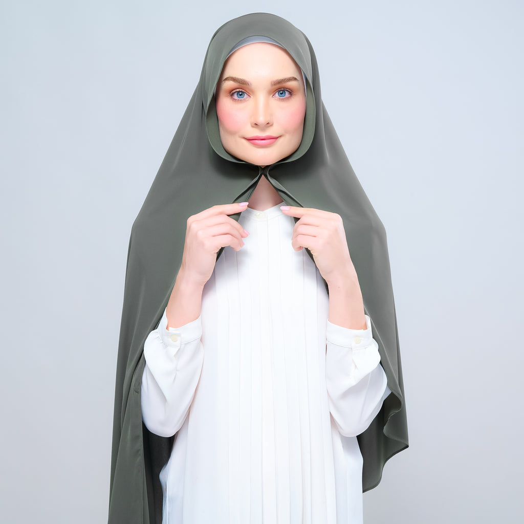 Instant Tag 'n Go Chiffon Silk Shawl - Deep Pine