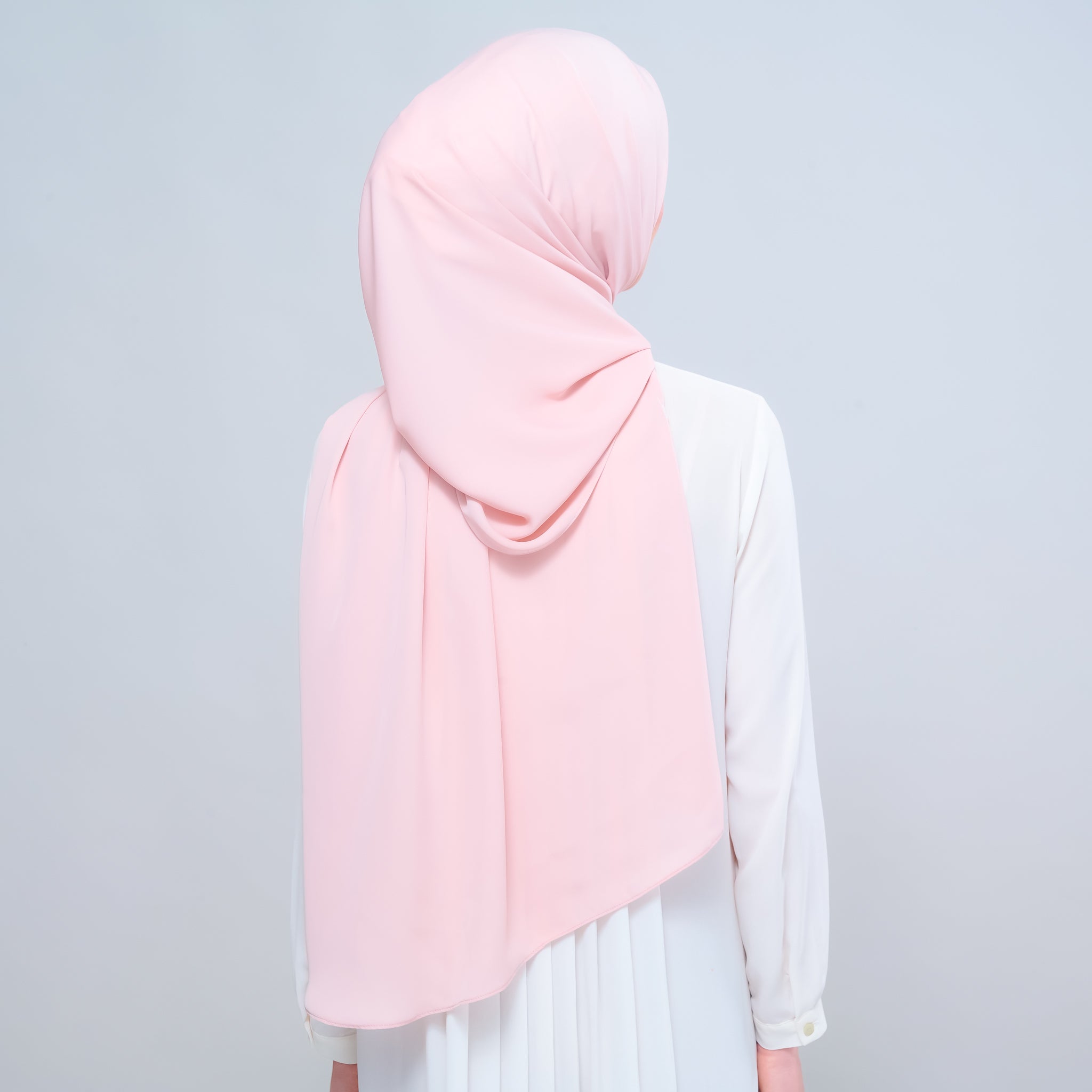 Instant Tag 'n Go Chiffon Silk Shawl - Dusty Rose