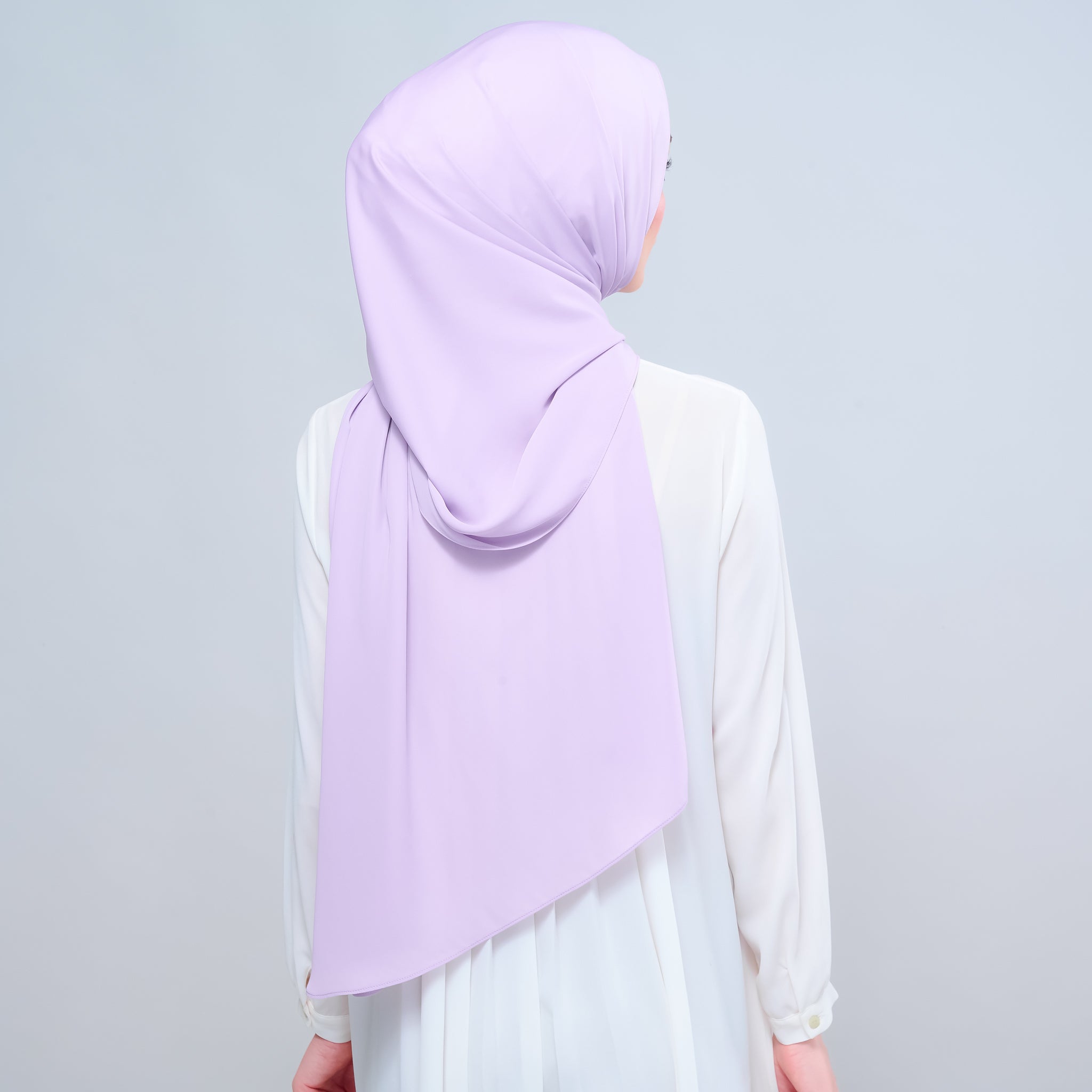 Instant Tag 'n Go Chiffon Silk Shawl - Lilac