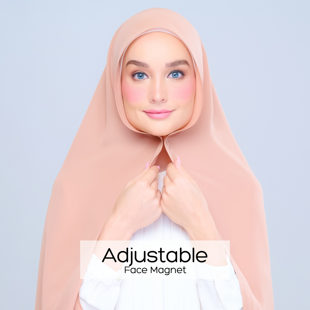 Instant Tag 'n Go Chiffon Silk Shawl - Nutmeg