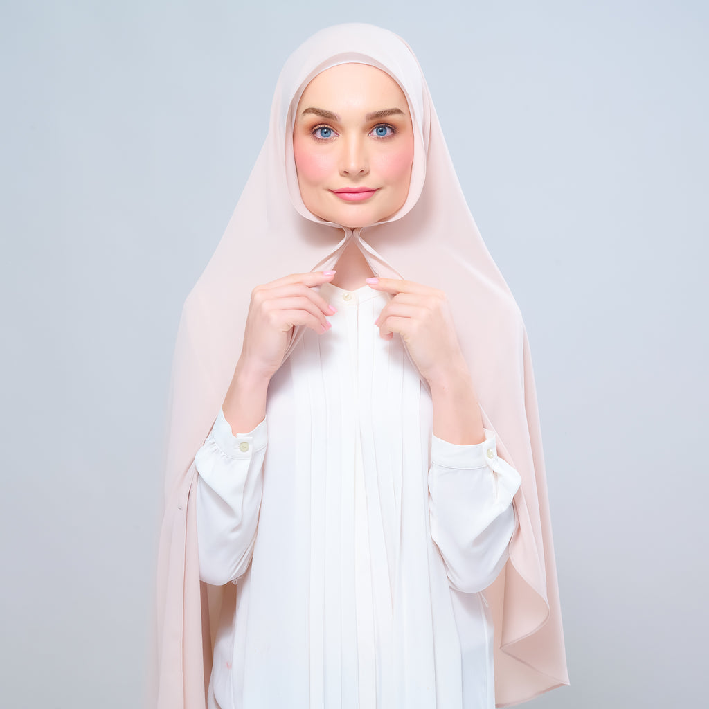 Instant Tag 'n Go Chiffon Silk Shawl - Sand