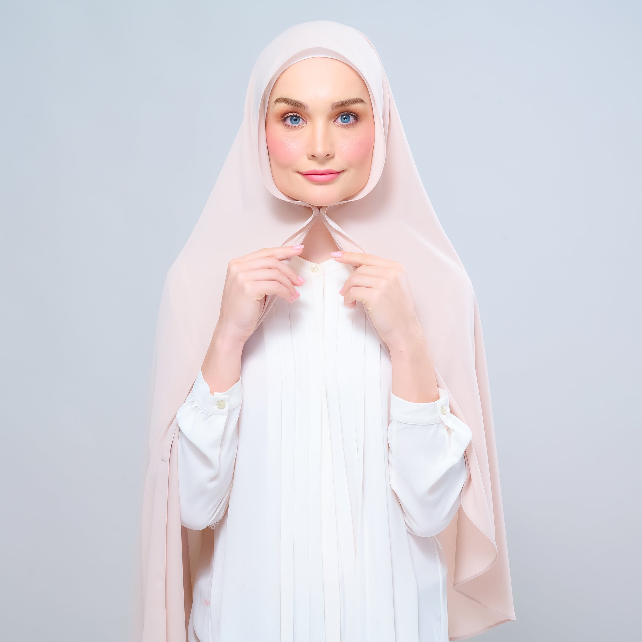 Instant Tag 'n Go Chiffon Silk Shawl - Sand