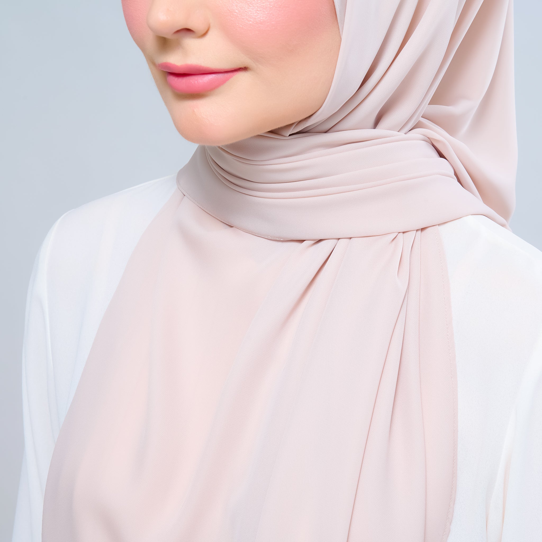 Instant Tag 'n Go Chiffon Silk Shawl - Sand