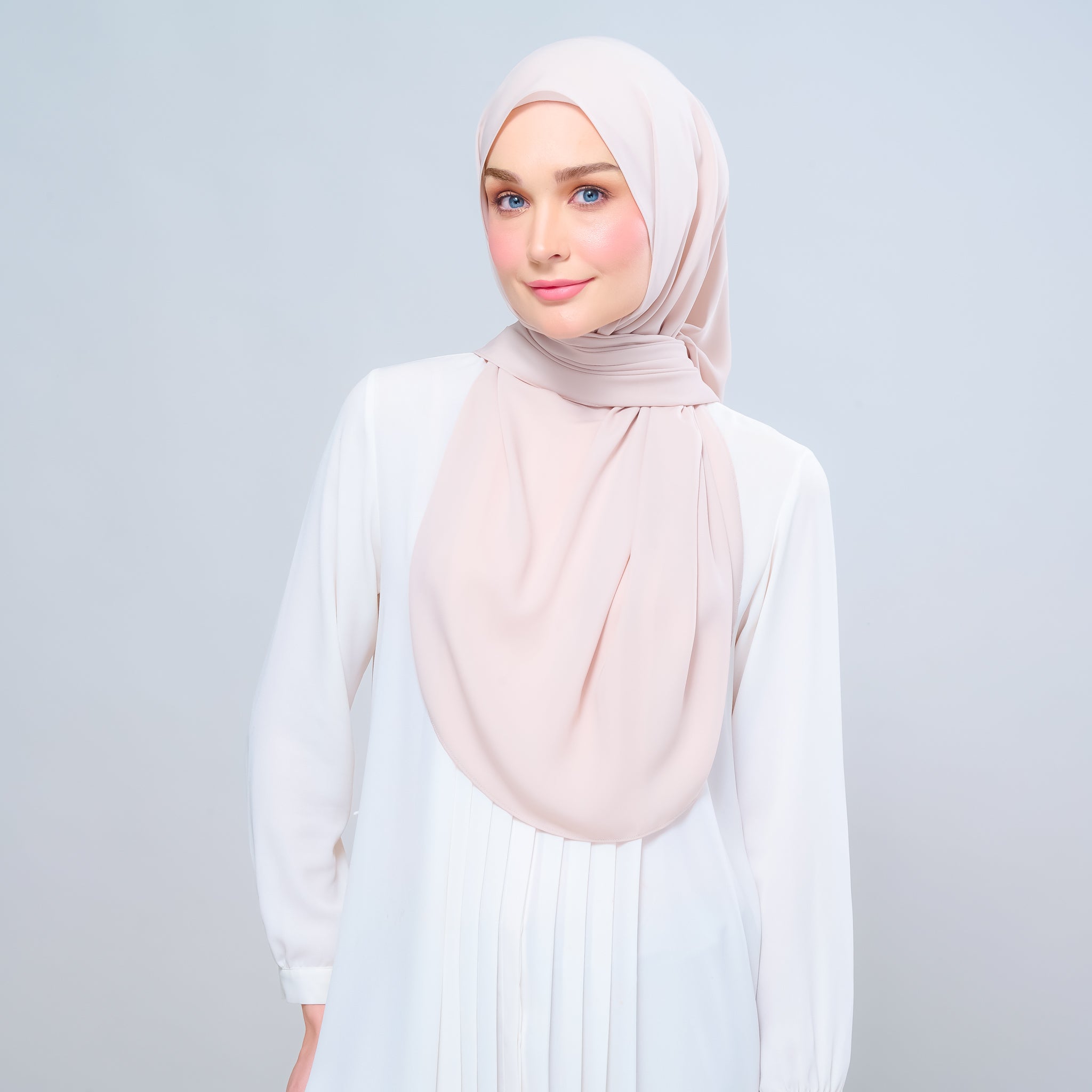Instant Tag 'n Go Chiffon Silk Shawl - Sand
