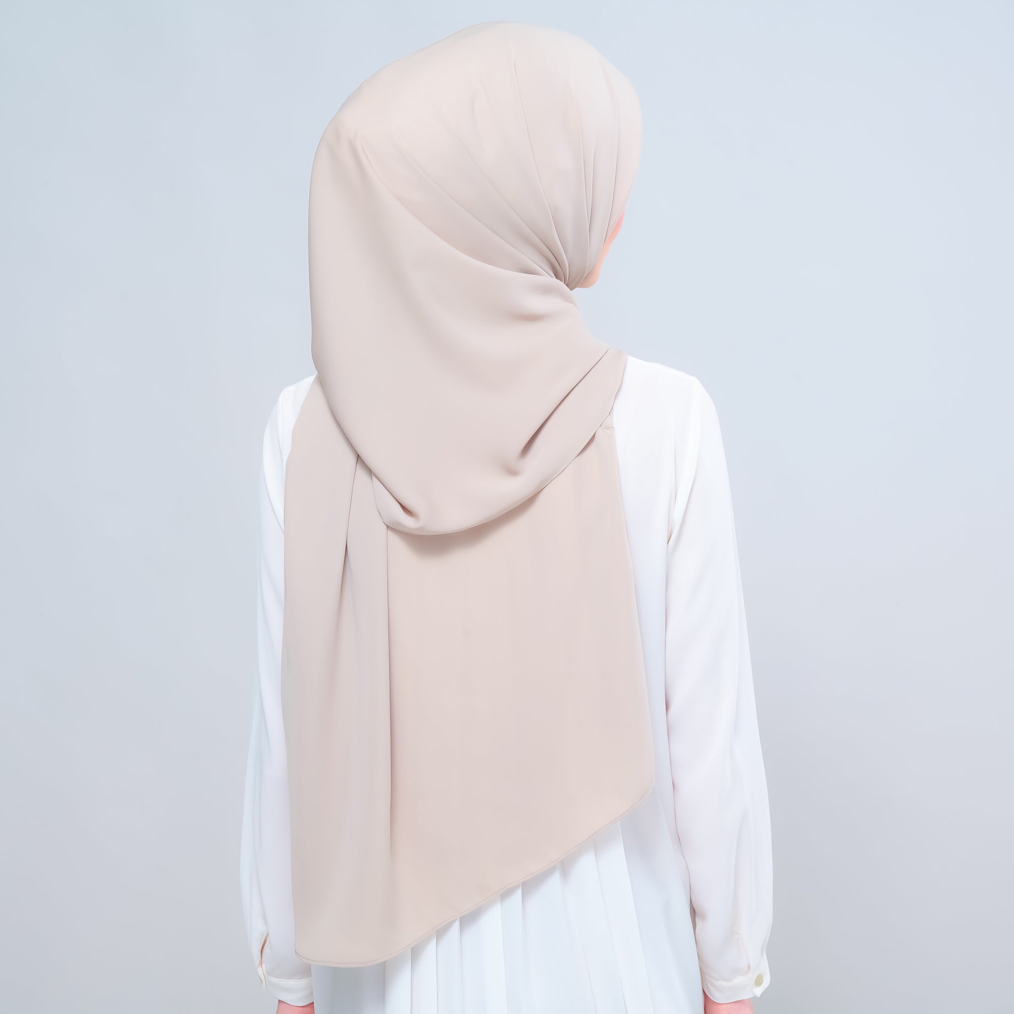 Instant Tag 'n Go Chiffon Silk Shawl - Taupe