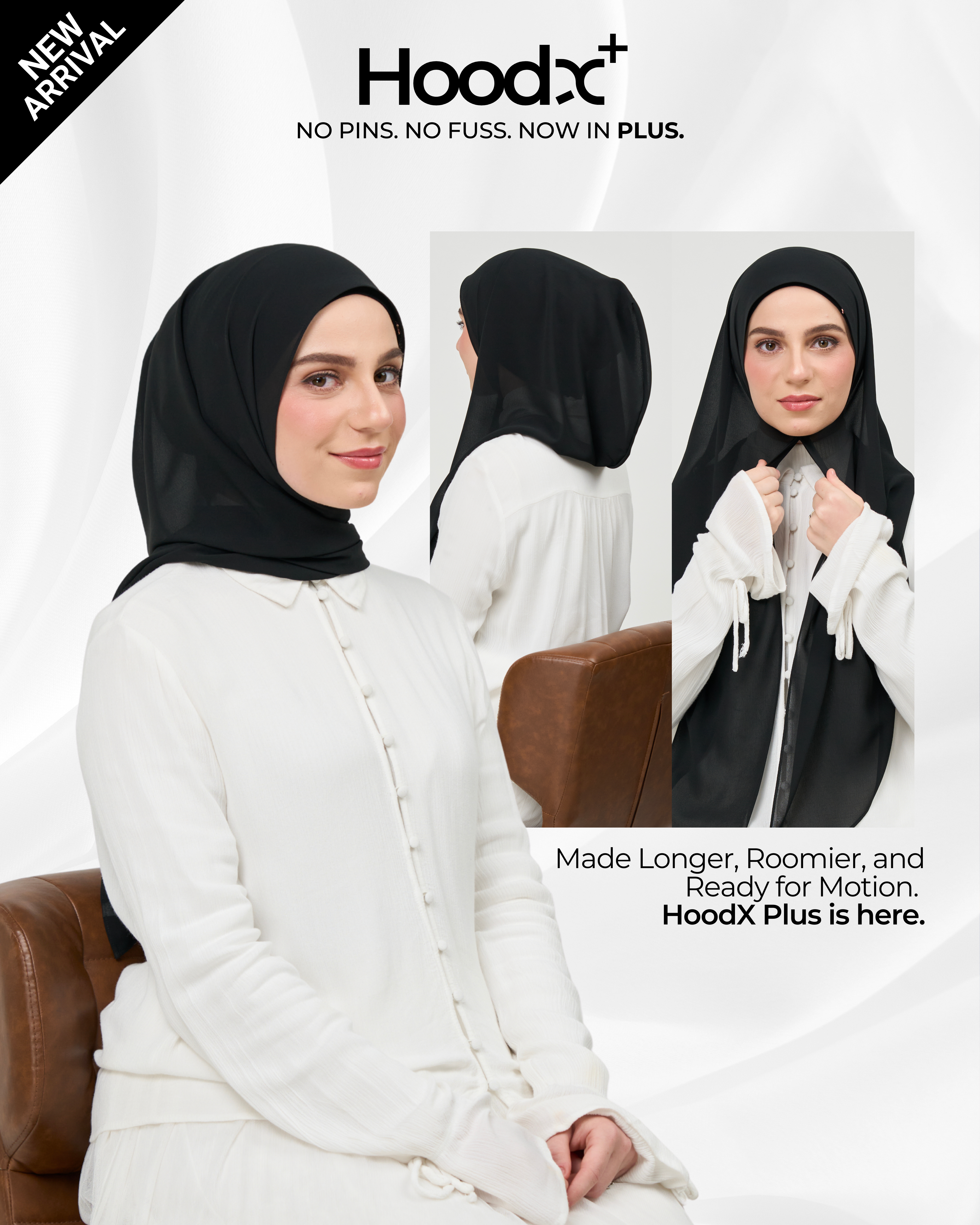 [★New] HoodX⁺Plus in Classic Black