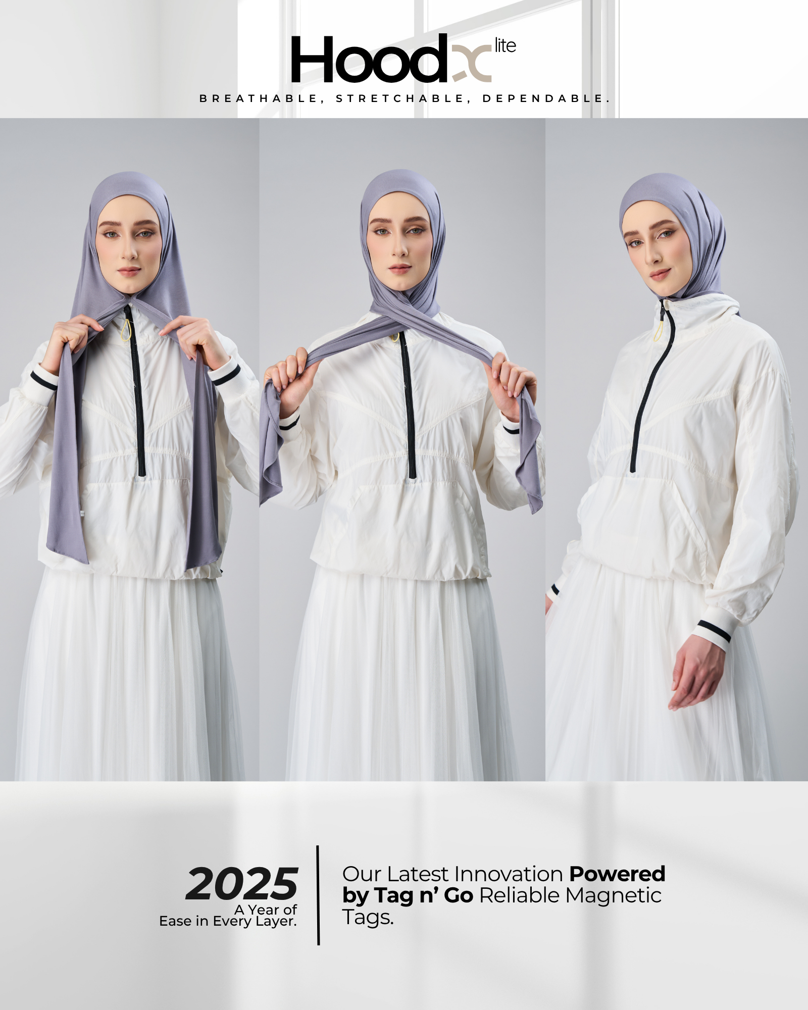 HoodX Lite in Deep Grey