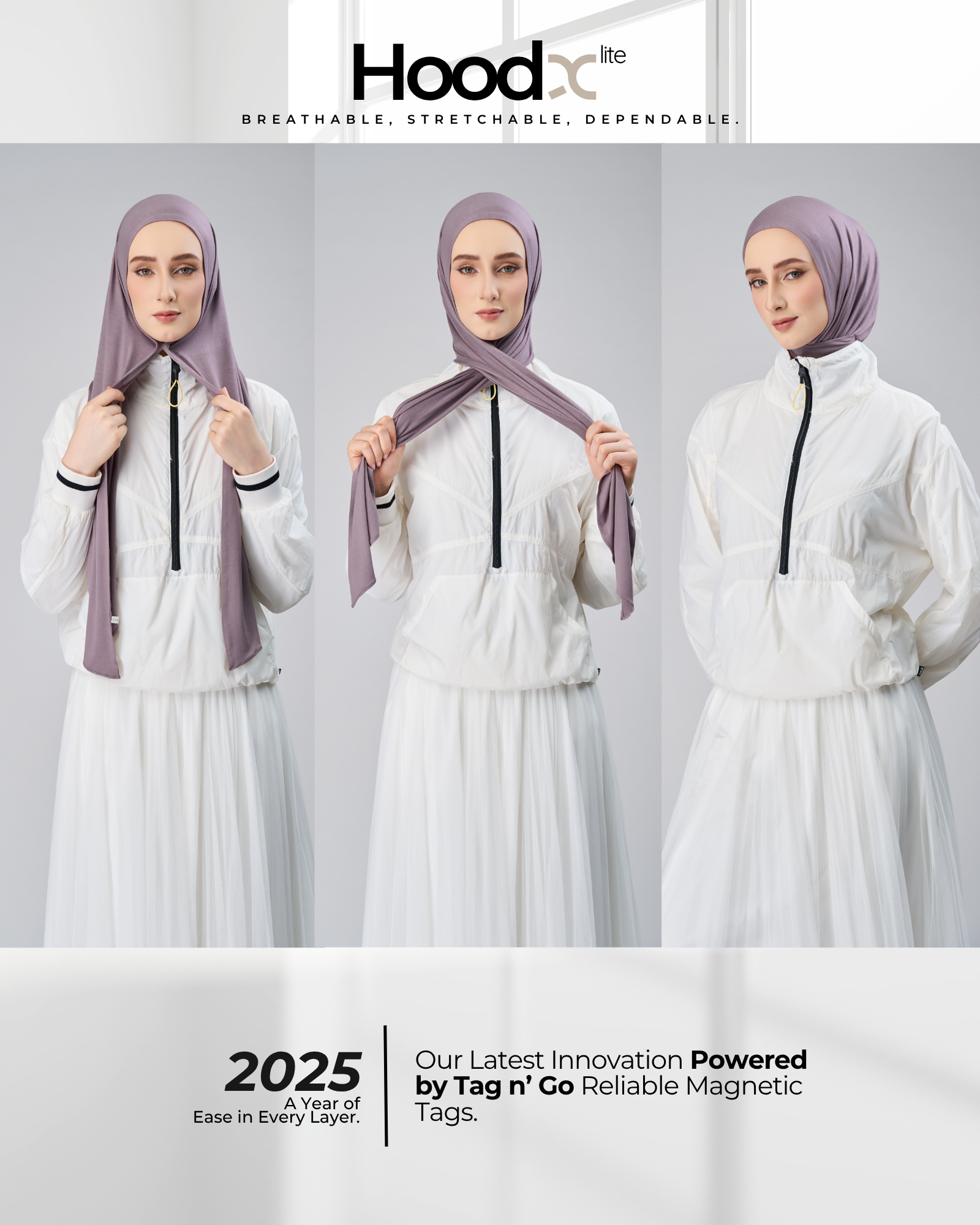 HoodX Lite in Deep Taupe