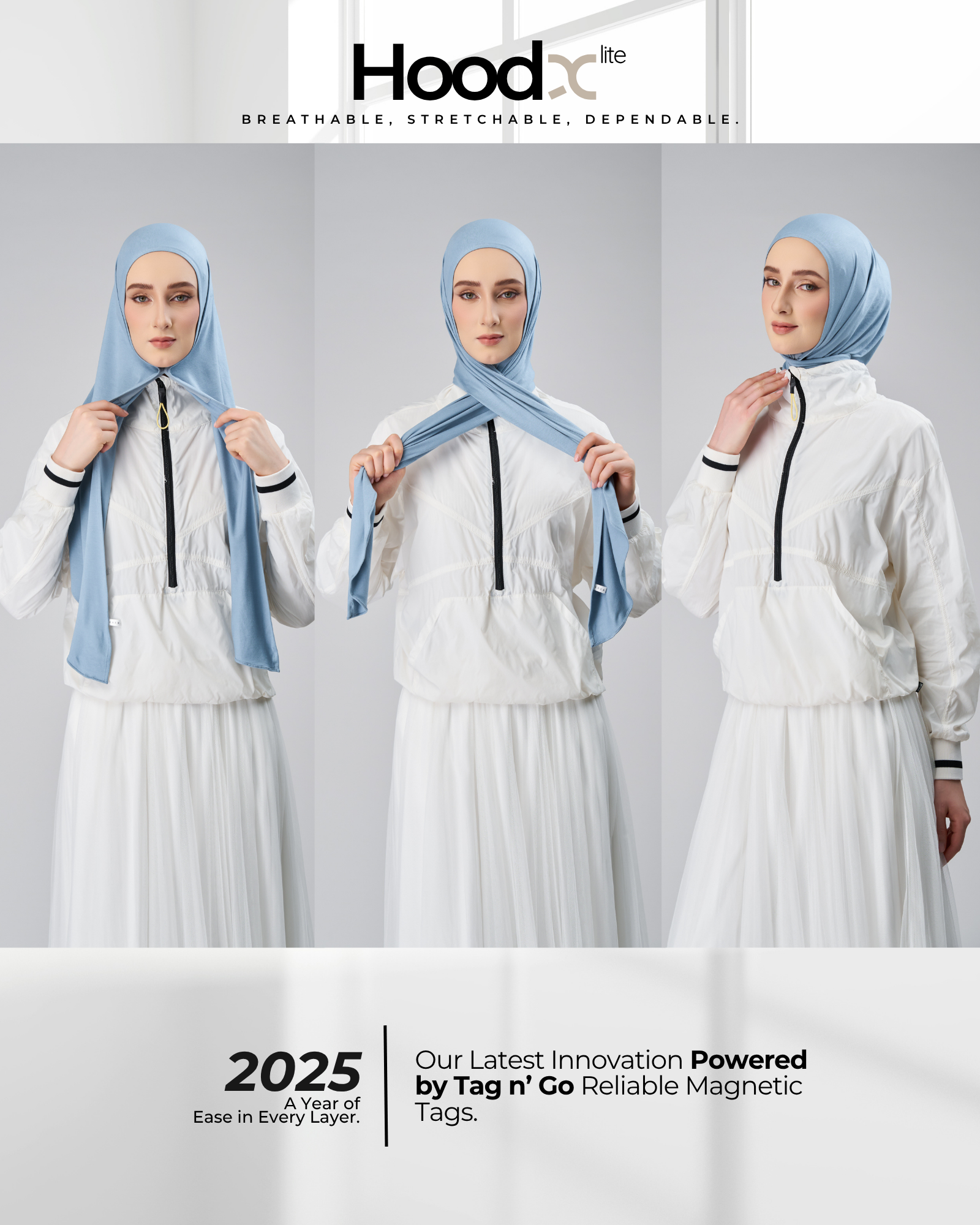 HoodX Lite in Dusty Blue