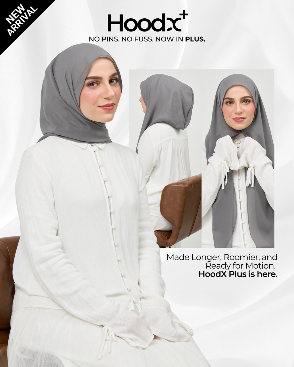 [★New] HoodX⁺Plus in Deep Grey