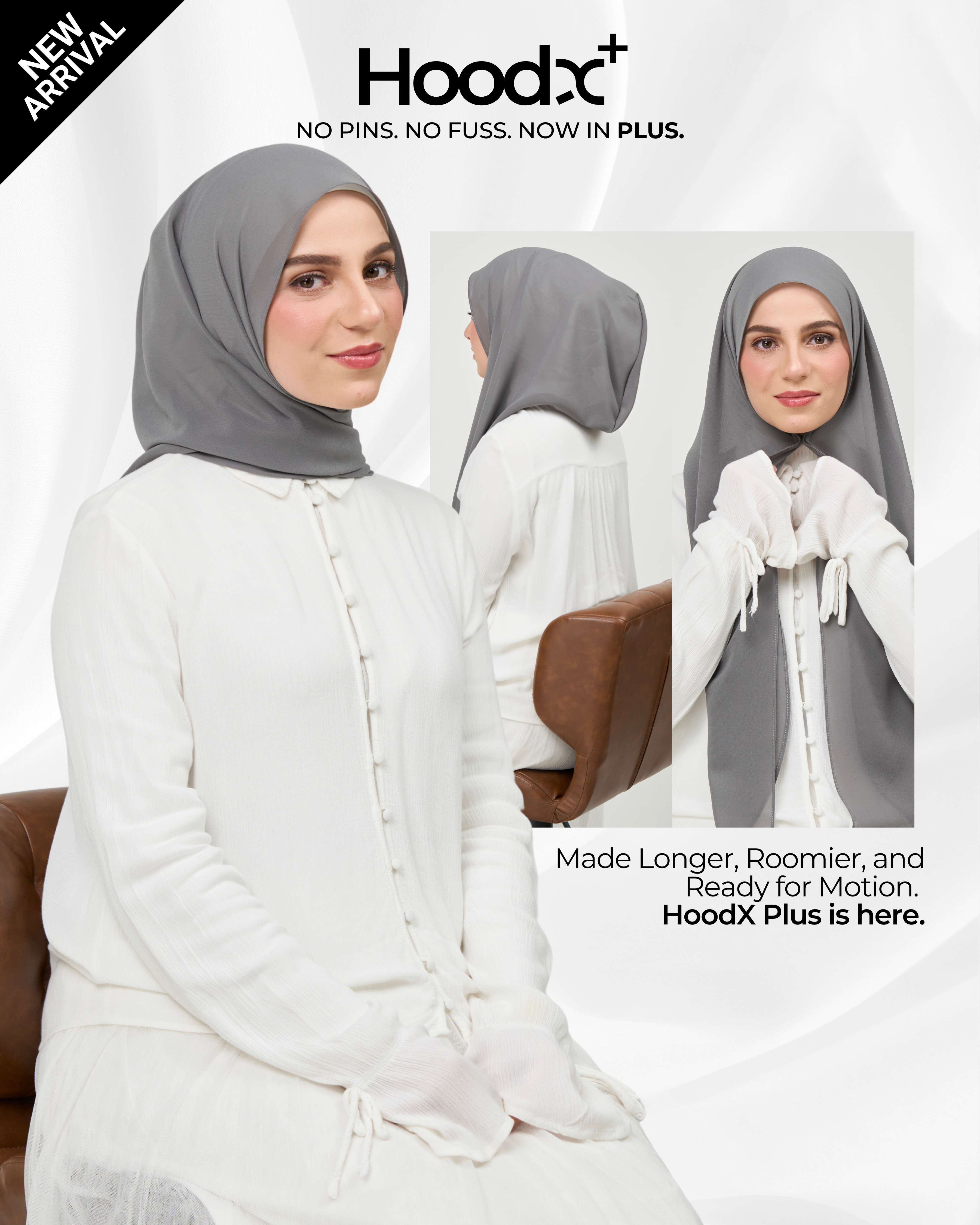[★New] HoodX⁺Plus in Deep Grey